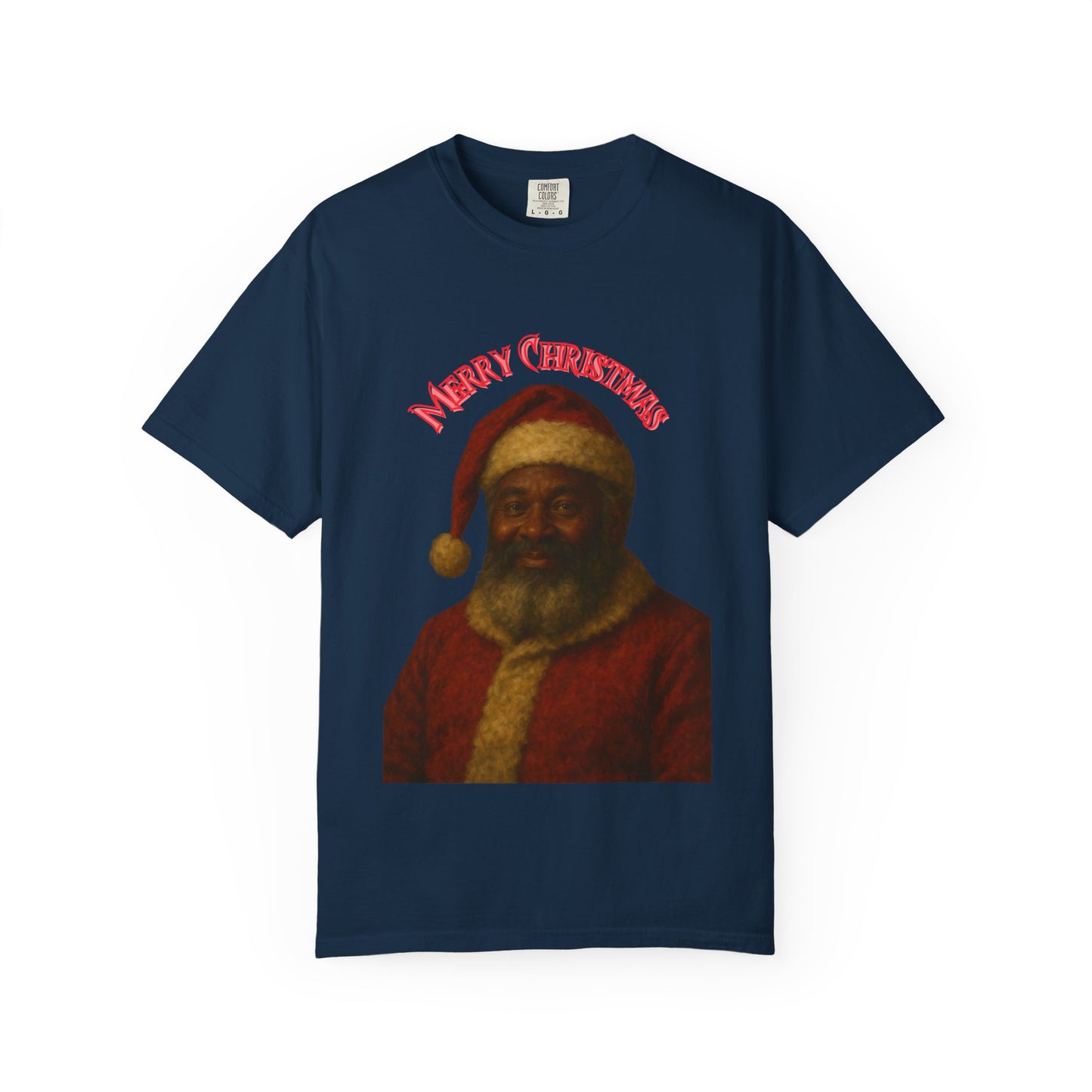 Merry Christmas Vintage Santa T-shirt, Unisex Holiday Tee, Festive Gift, Christmas Apparel, Cool Casual Wear, Seasonal Celebration Shirt