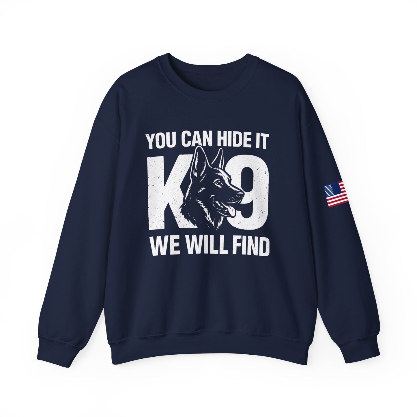 K9 Police Sweatshirt, Cozy Dog Lover Crewneck, Perfect Gift for Dog Handlers