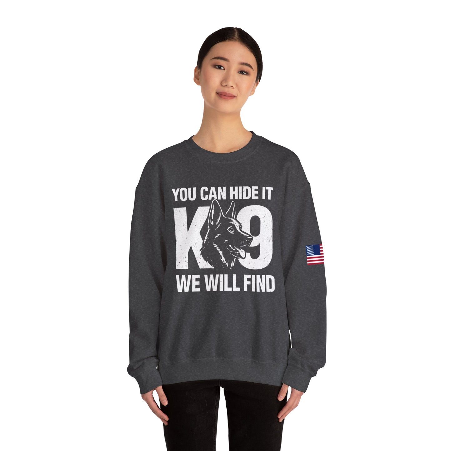 K9 Police Sweatshirt, Cozy Dog Lover Crewneck, Perfect Gift for Dog Handlers