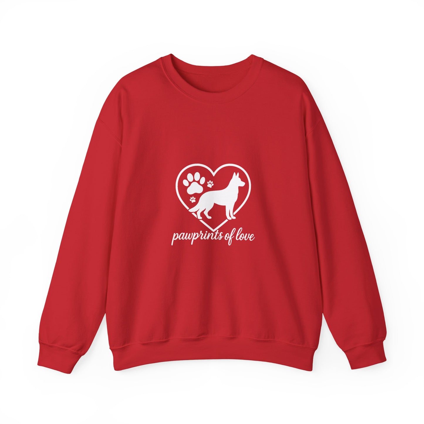 More Pawprints of Love-Cozy Unisex Crewneck Sweatshirt - Perfect for Fall, Gift for Him/Her, Casual Wear
