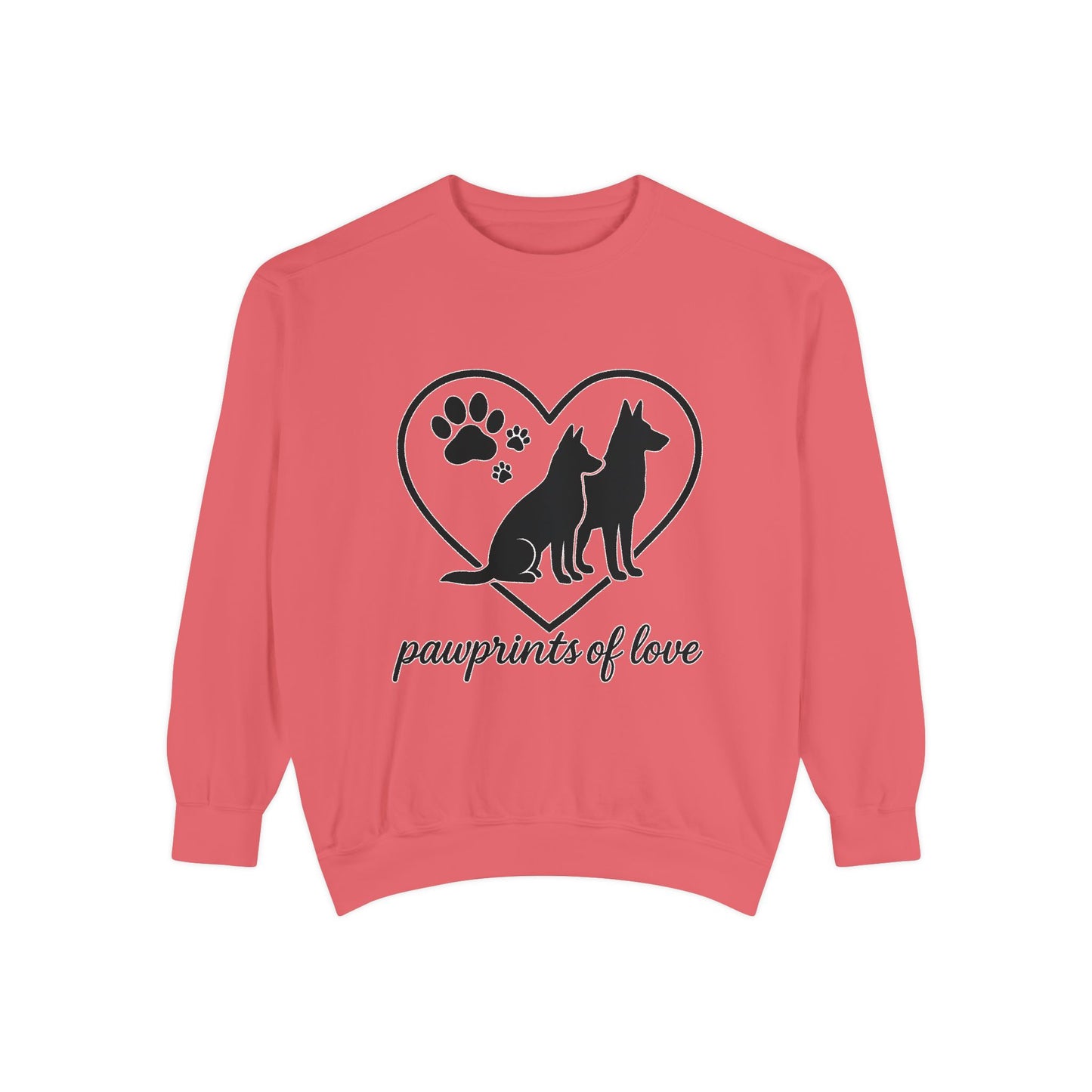 Paws of Love Unisex Garment-Dyed Sweatshirt