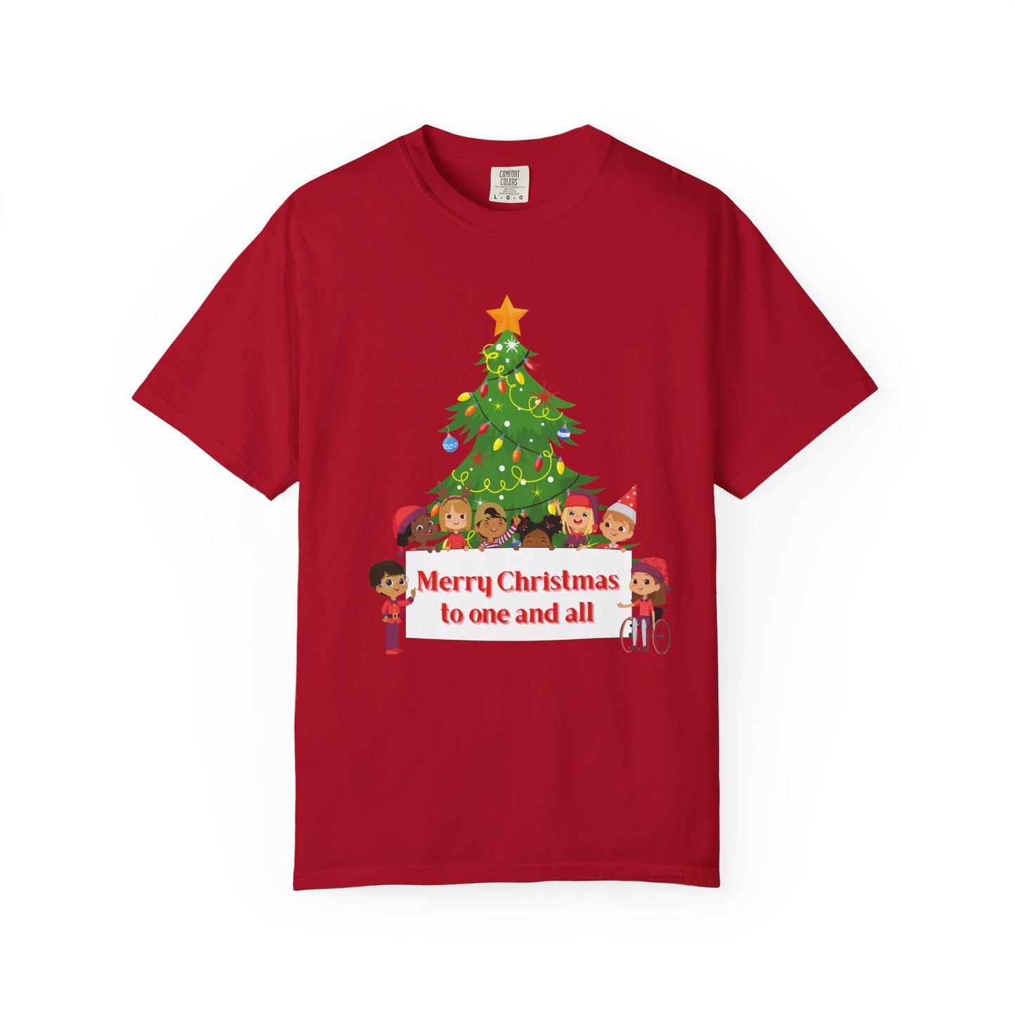 Merry Christmas Unisex T-Shirt, Holiday Tee, Cute Christmas Shirt, Family Gatherings, Festive Gift Idea