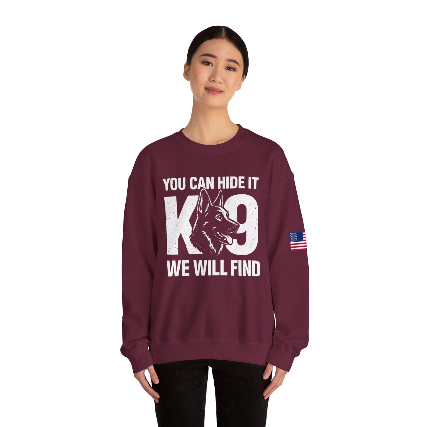 K9 Police Sweatshirt, Cozy Dog Lover Crewneck, Perfect Gift for Dog Handlers