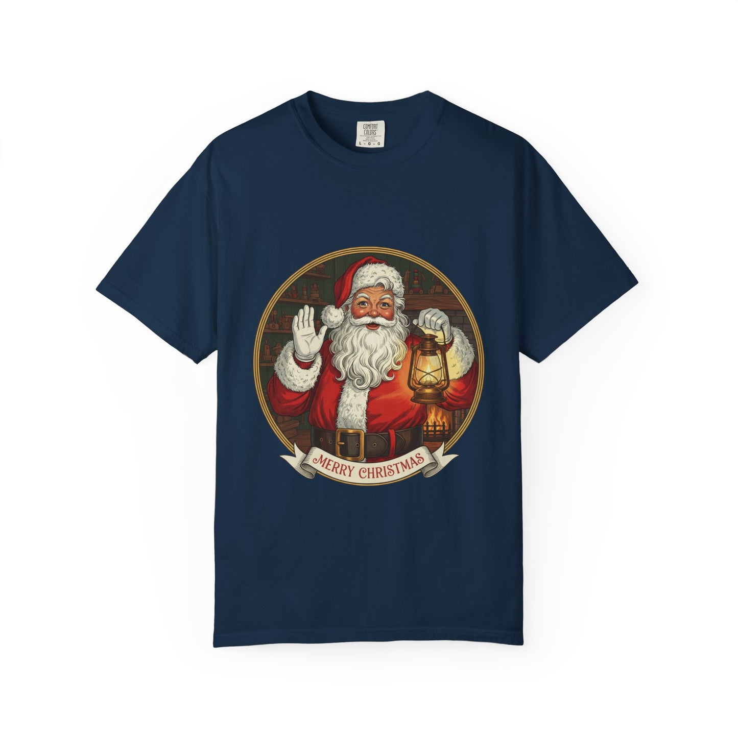 Merry Christmas Santa T-Shirt, Holiday Apparel for Festive Cheer, Unisex Christmas Tee, Perfect Gift for Family, Santa Lovers