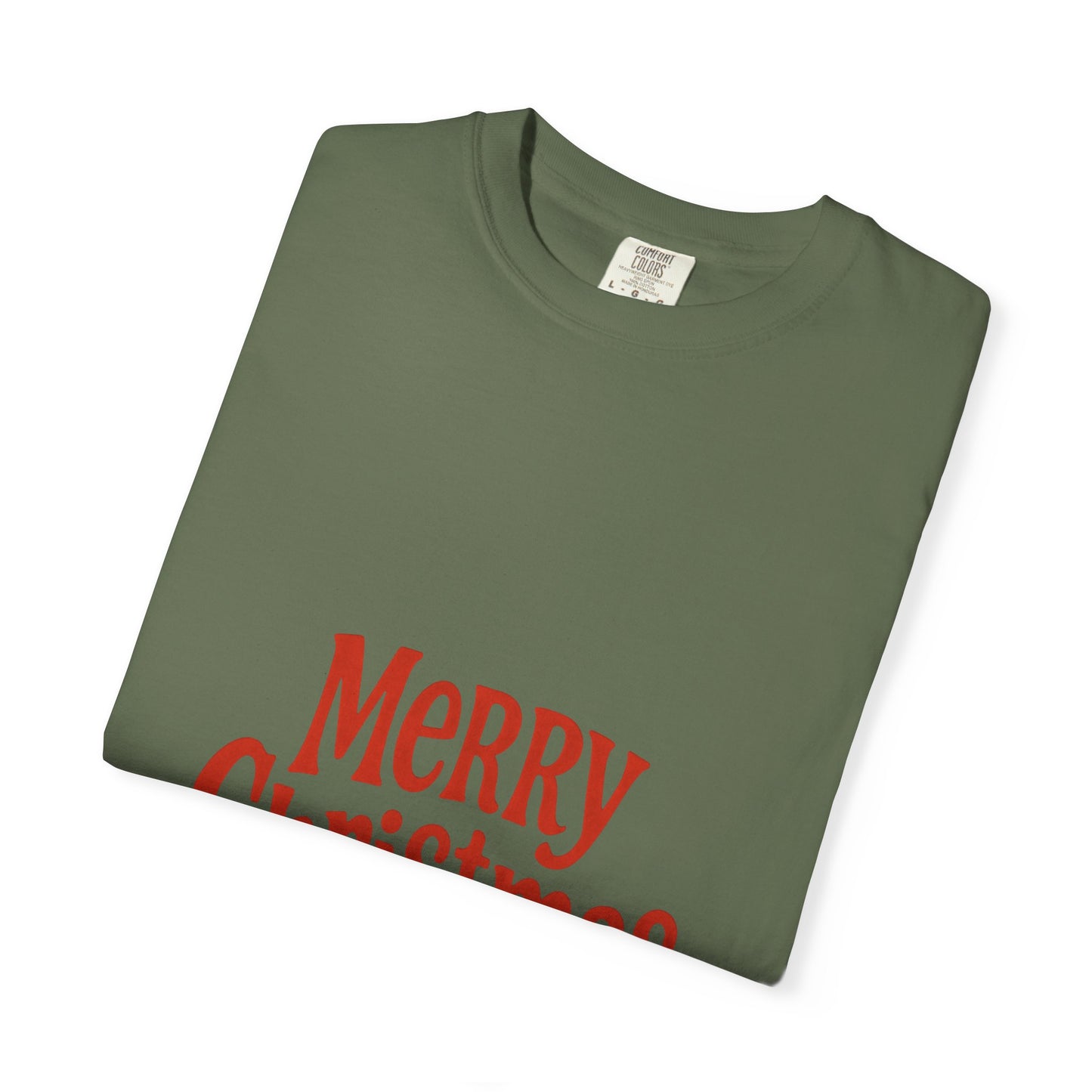 Merry Christmas Unisex Garment-Dyed T-shirt