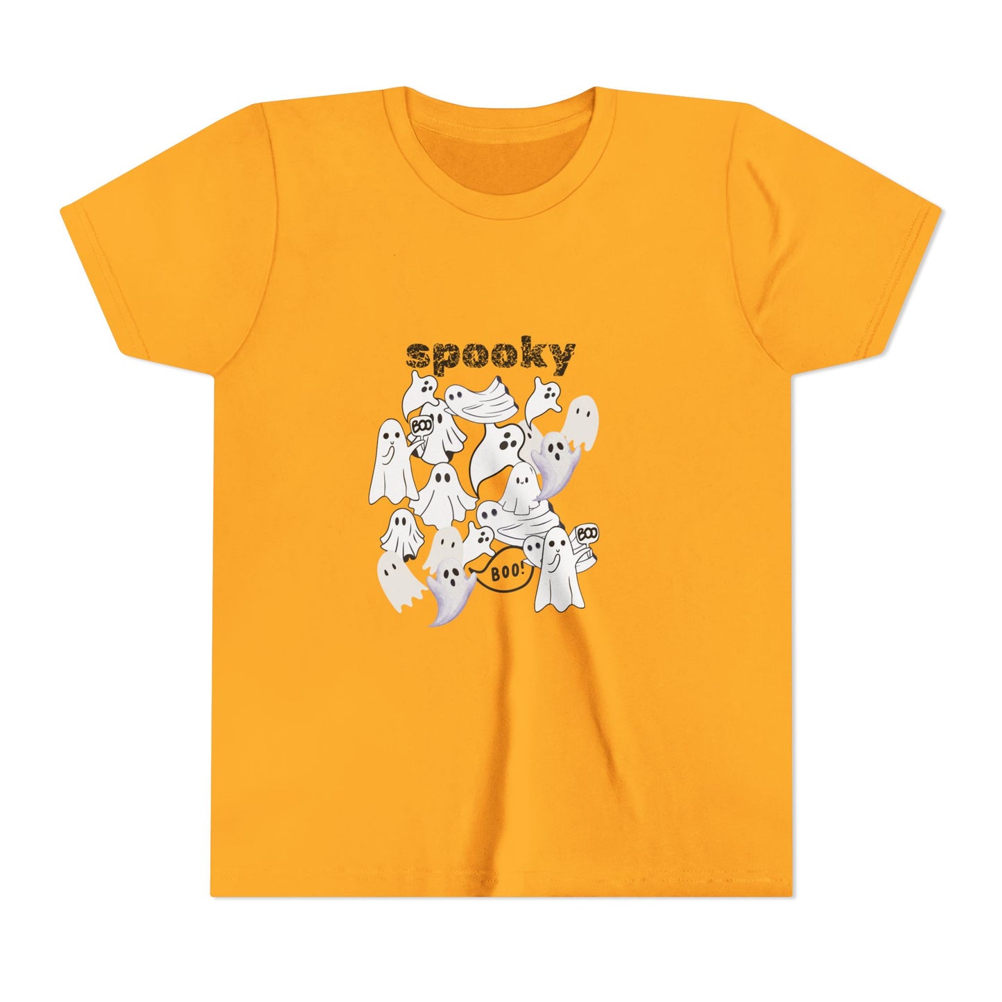 Spooky Ghost Youth Tee Halloween Shirt