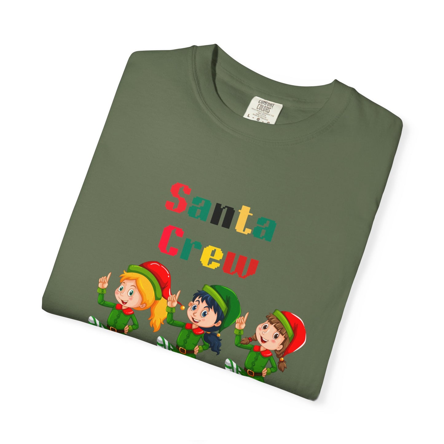 Christmas Elf T-Shirt, Fun Holiday Tee, Santa Crew Shirt, Cute Family Matching Tee, Festive Gift for Kids & Adults