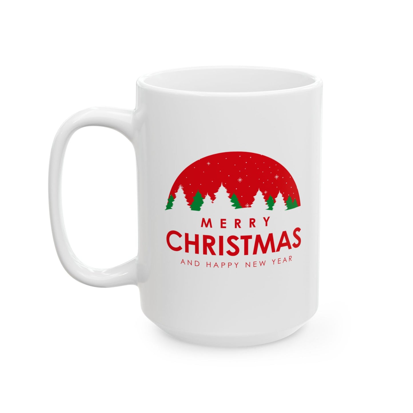 Christmas Ceramic Mug, Holiday Gift