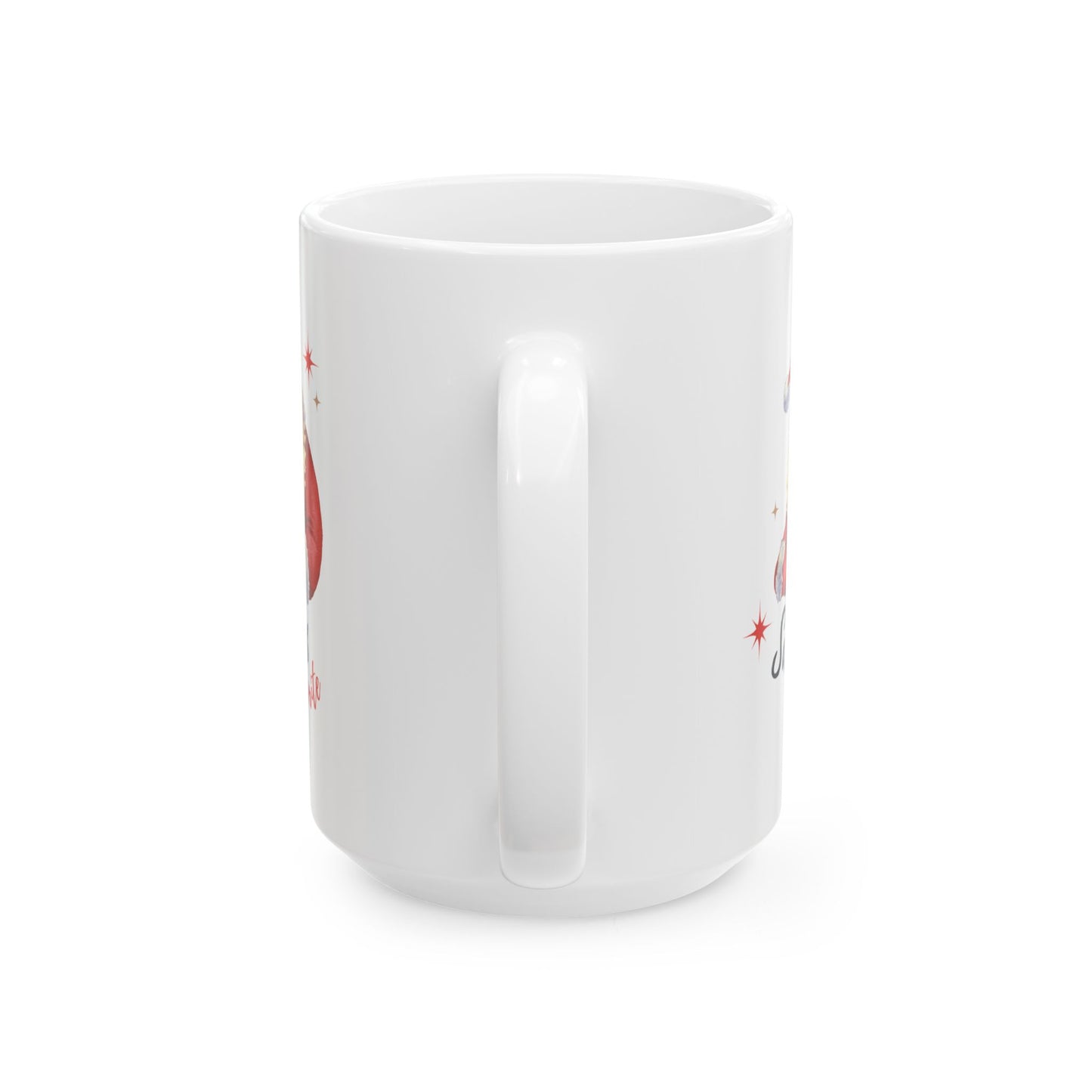 Santa's Favorite Ceramic Mug, Christmas Gift, Holiday Drinkware, Cute Coffee Cup, Festive Mug, Seasonal Kitchen Decor