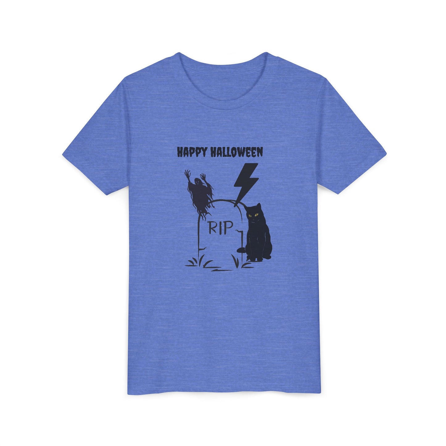 Youth Halloween Tee, Spooky Kids Shirt