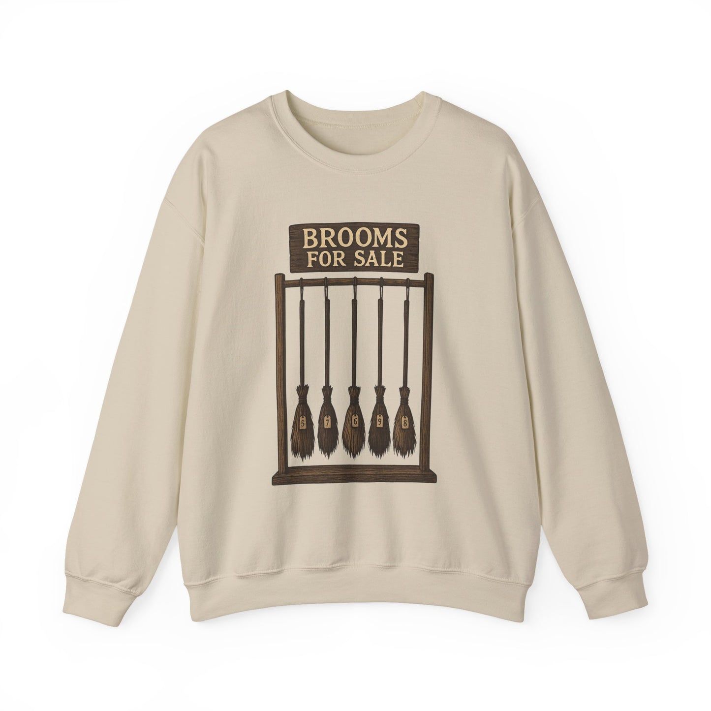 Happy Halloween-Brooms for Sale Sweatshirt