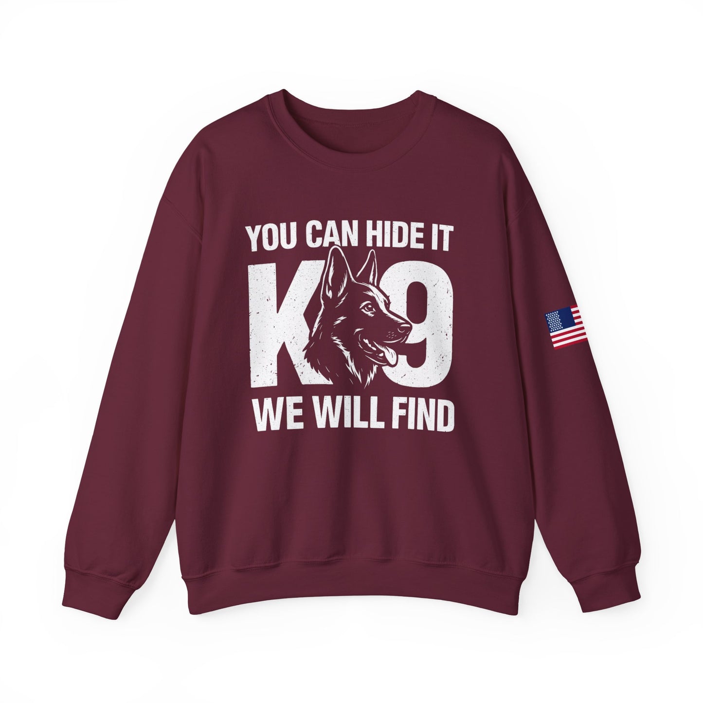 K9 Police Sweatshirt, Cozy Dog Lover Crewneck, Perfect Gift for Dog Handlers