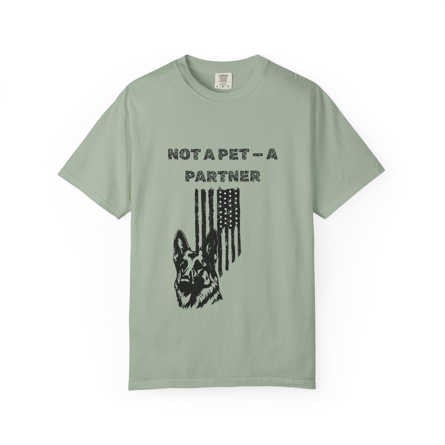 K9 Partner Unisex T-shirt - Garment-Dyed Tee for Dog Lovers