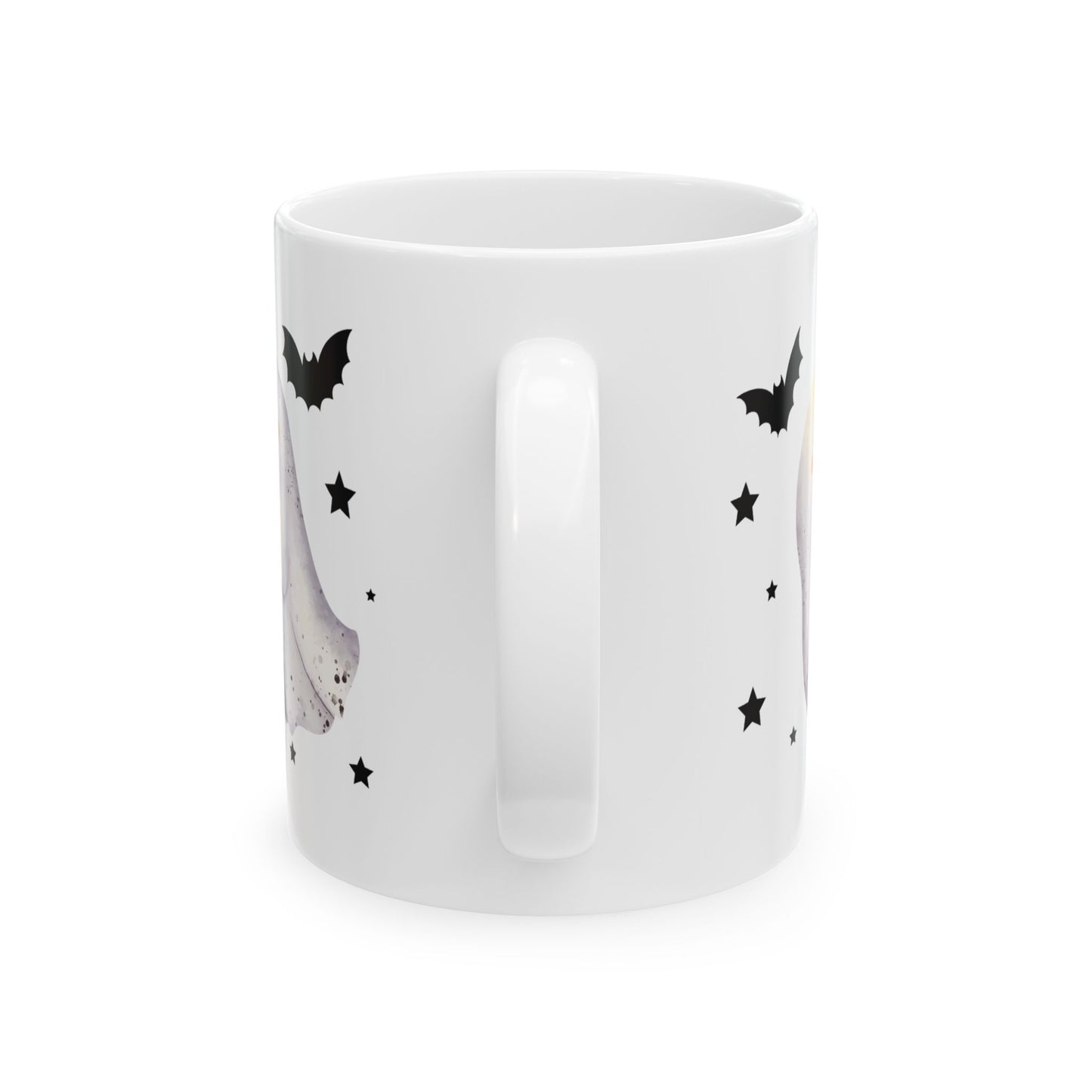 Spooky Ghost Ceramic Mug for Halloween 11oz and 15oz