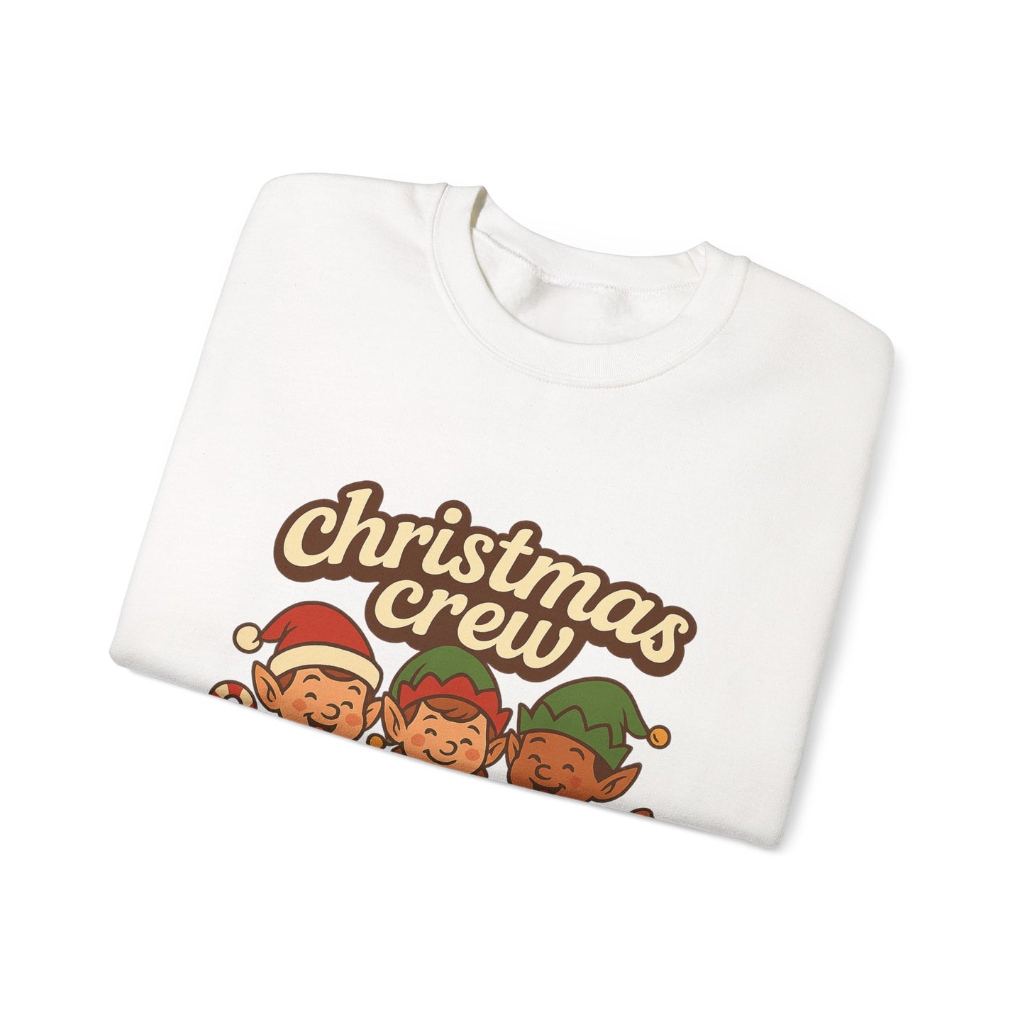 The crew of Christmas elves Unisex Heavy Blend™ Crewneck Sweatshirt