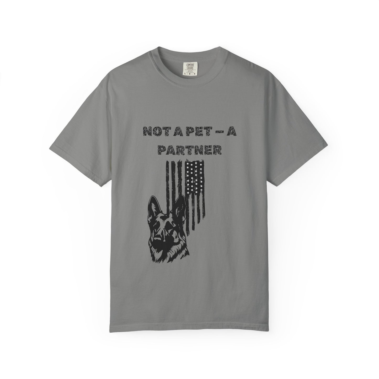 K9 Partner Unisex T-shirt - Garment-Dyed Tee for Dog Lovers
