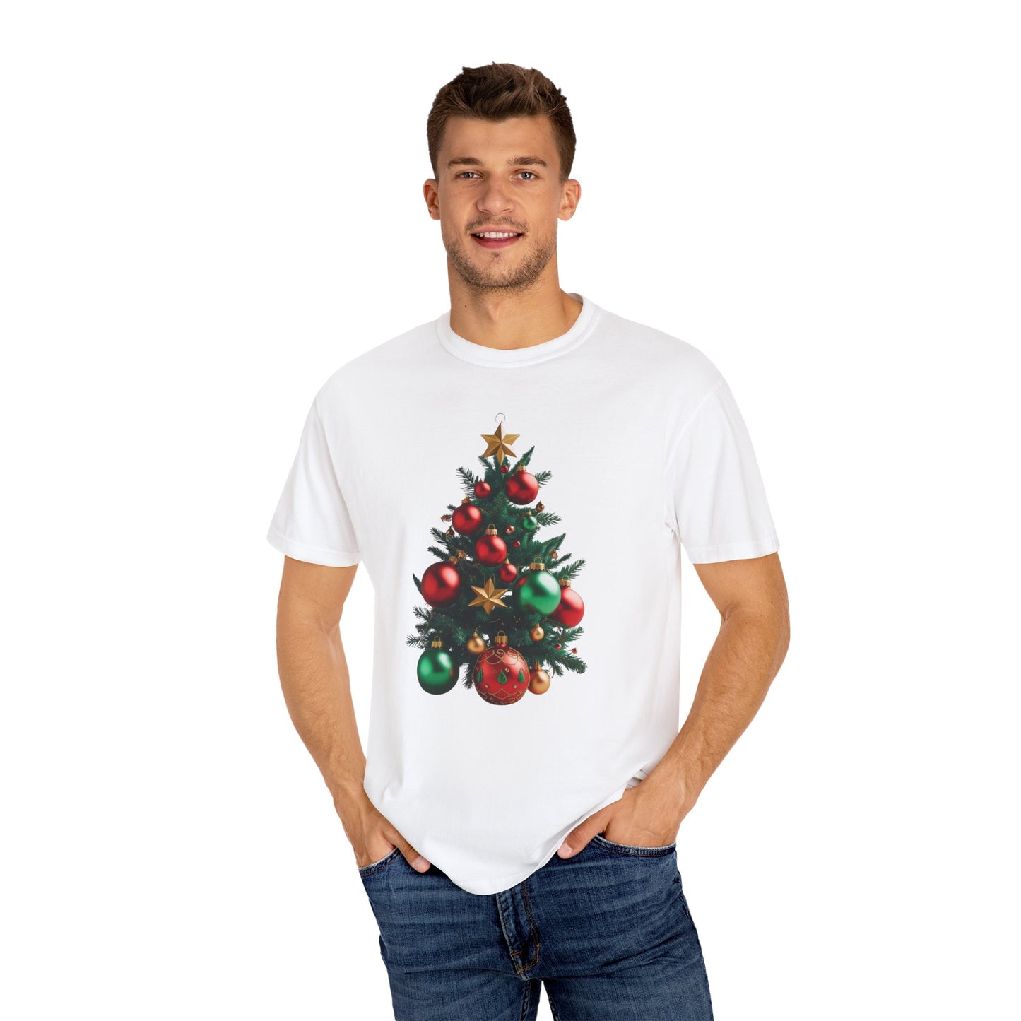 Christmas Tree T-Shirt, Holiday Apparel, Unisex Shirt, Festive Wear, Gift for Christmas, Winter Outfit