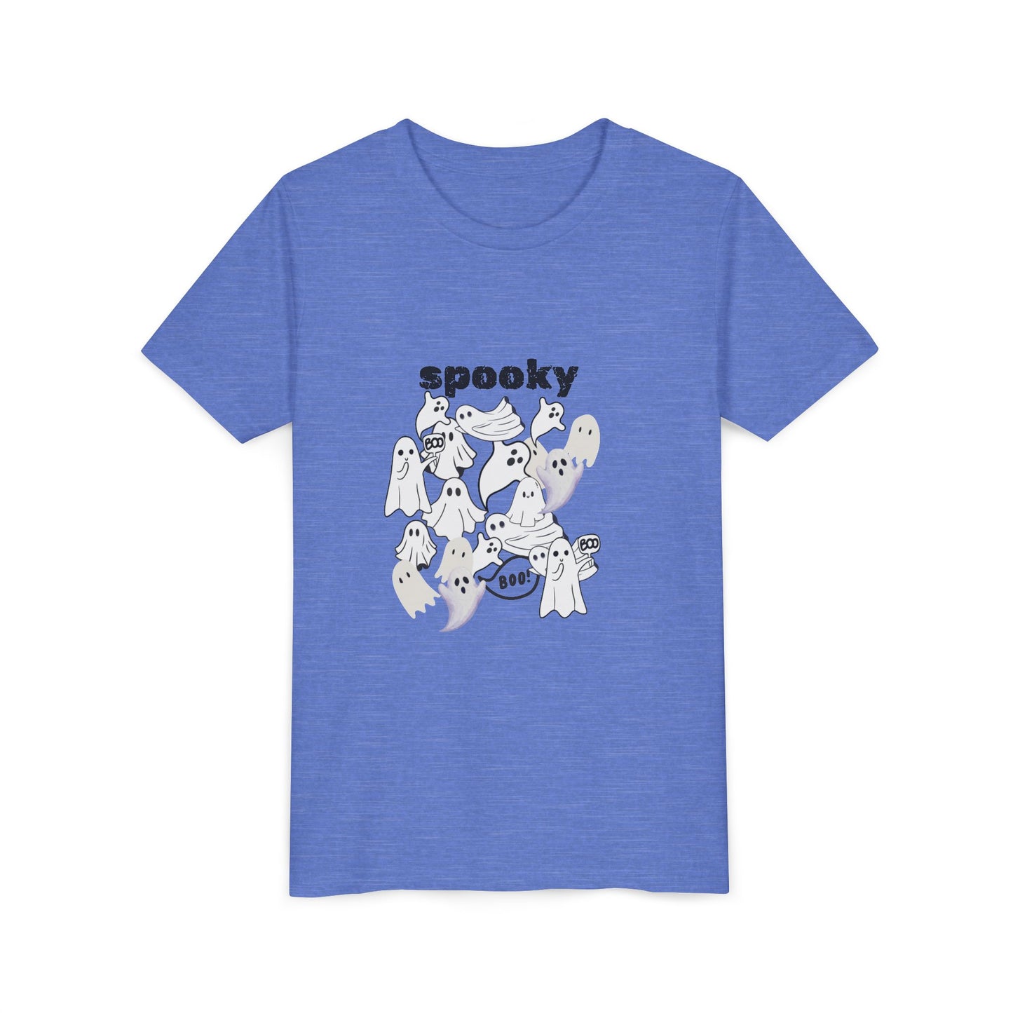 Spooky Ghost Youth Tee Halloween Shirt