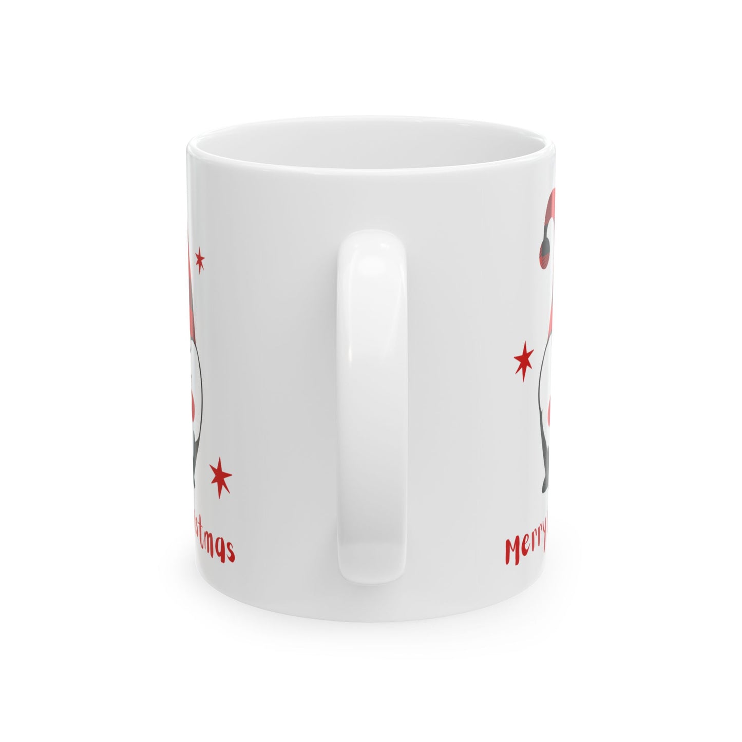 Merry Christmas Gnome Ceramic Mug | Holiday Gift, Coffee Lover