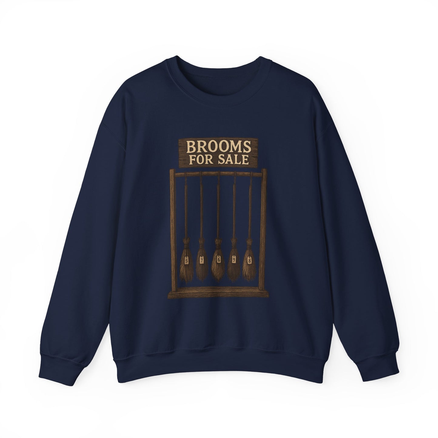 Happy Halloween-Brooms for Sale Sweatshirt