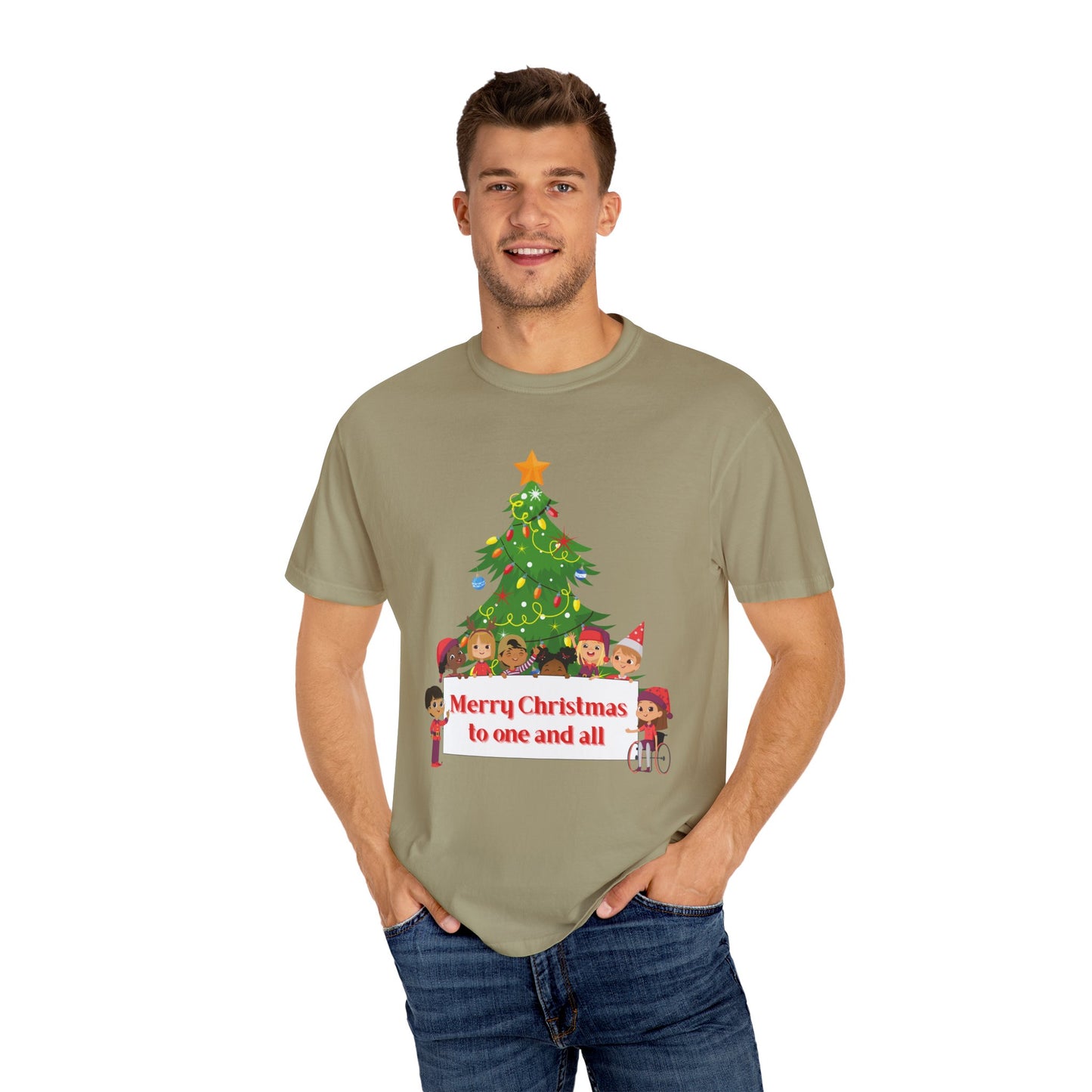 Merry Christmas Unisex T-Shirt, Holiday Tee, Cute Christmas Shirt, Family Gatherings, Festive Gift Idea