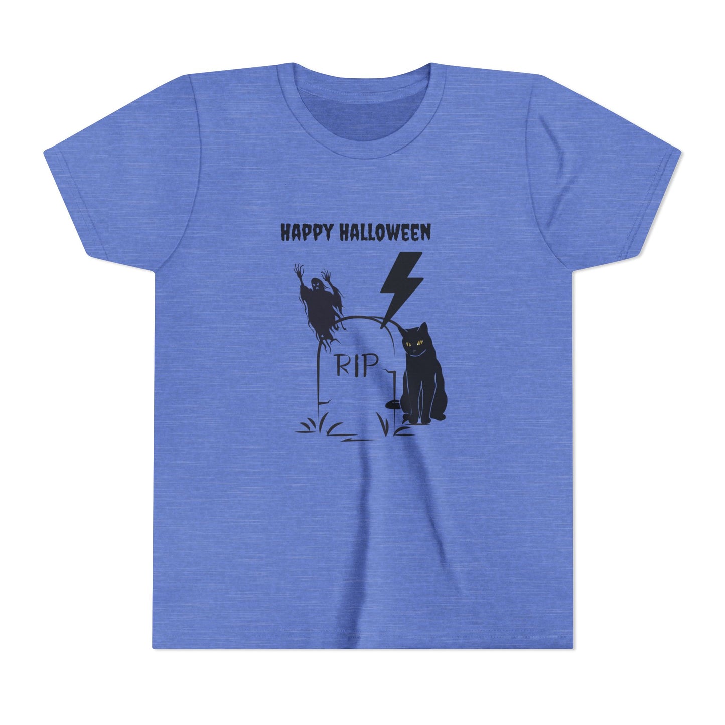 Youth Halloween Tee, Spooky Kids Shirt