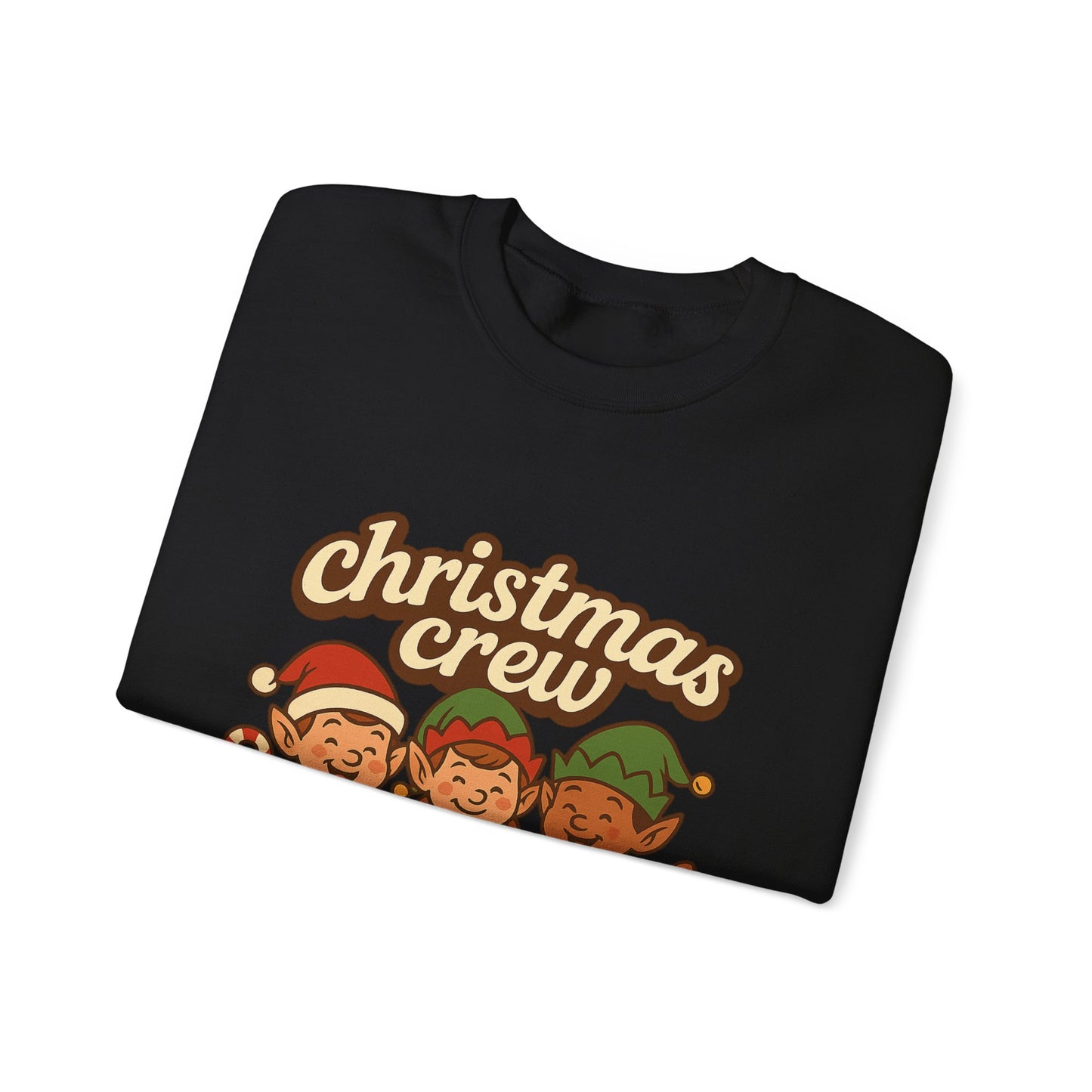 The crew of Christmas elves Unisex Heavy Blend™ Crewneck Sweatshirt