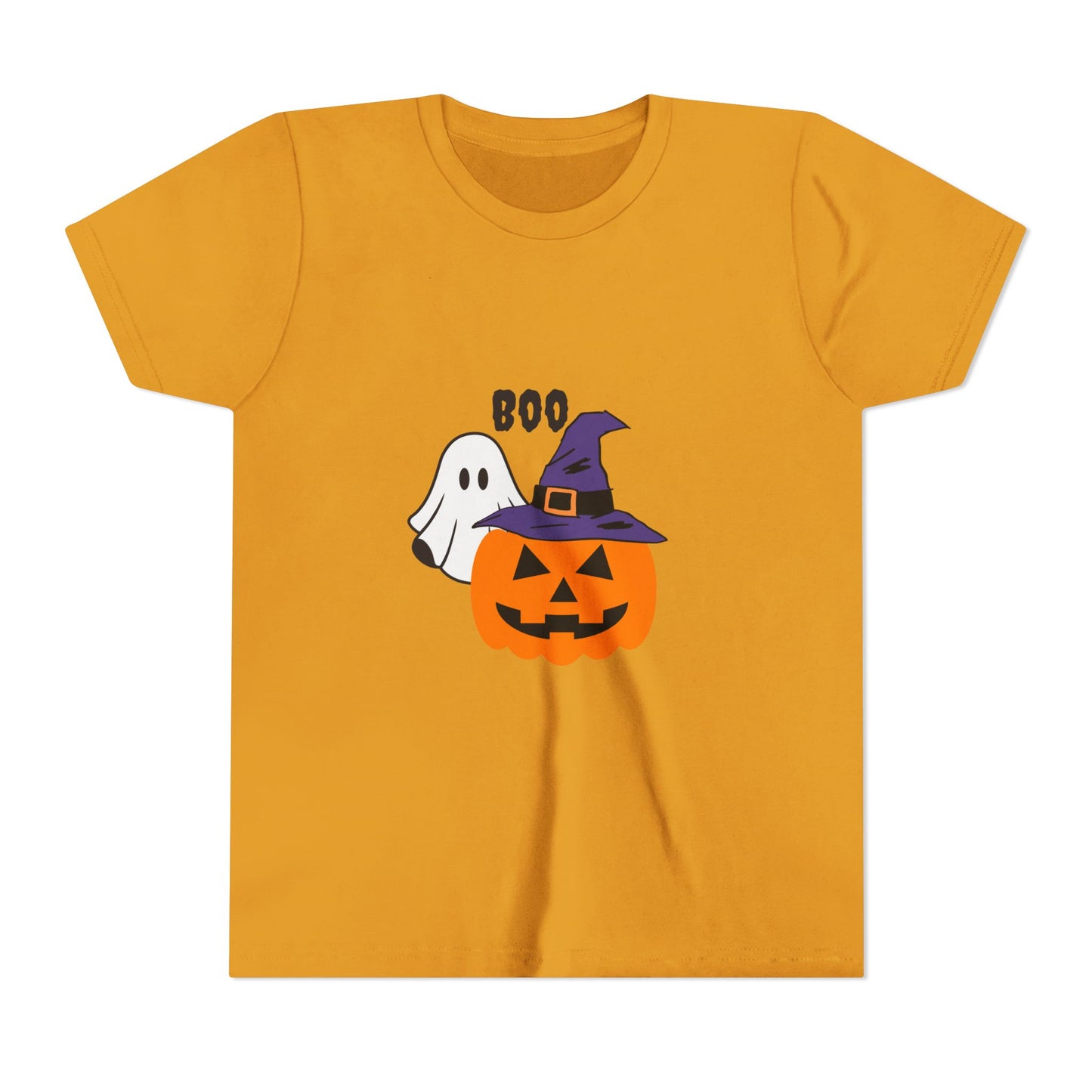 Halloween Ghost & Pumpkin Youth Tee