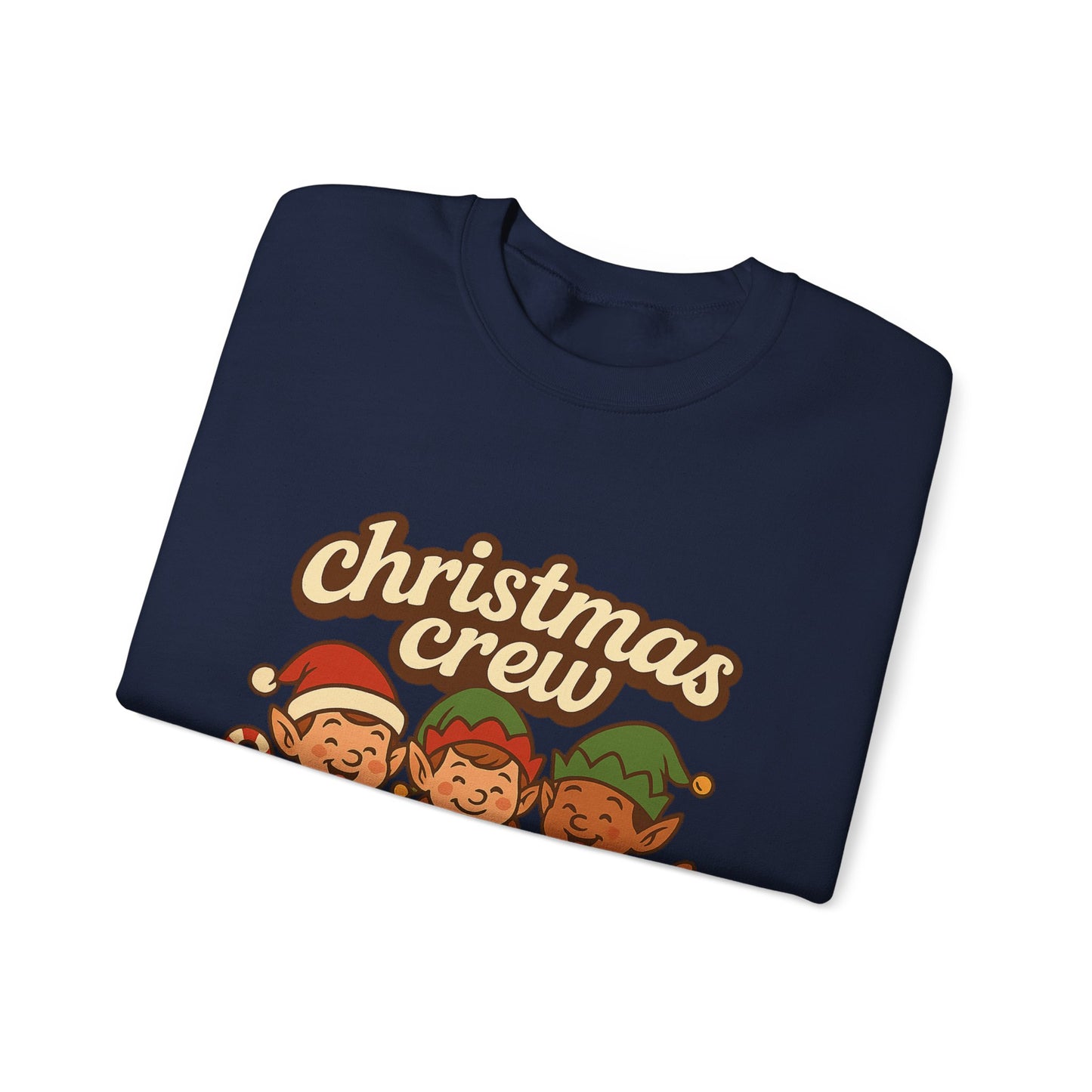 The crew of Christmas elves Unisex Heavy Blend™ Crewneck Sweatshirt