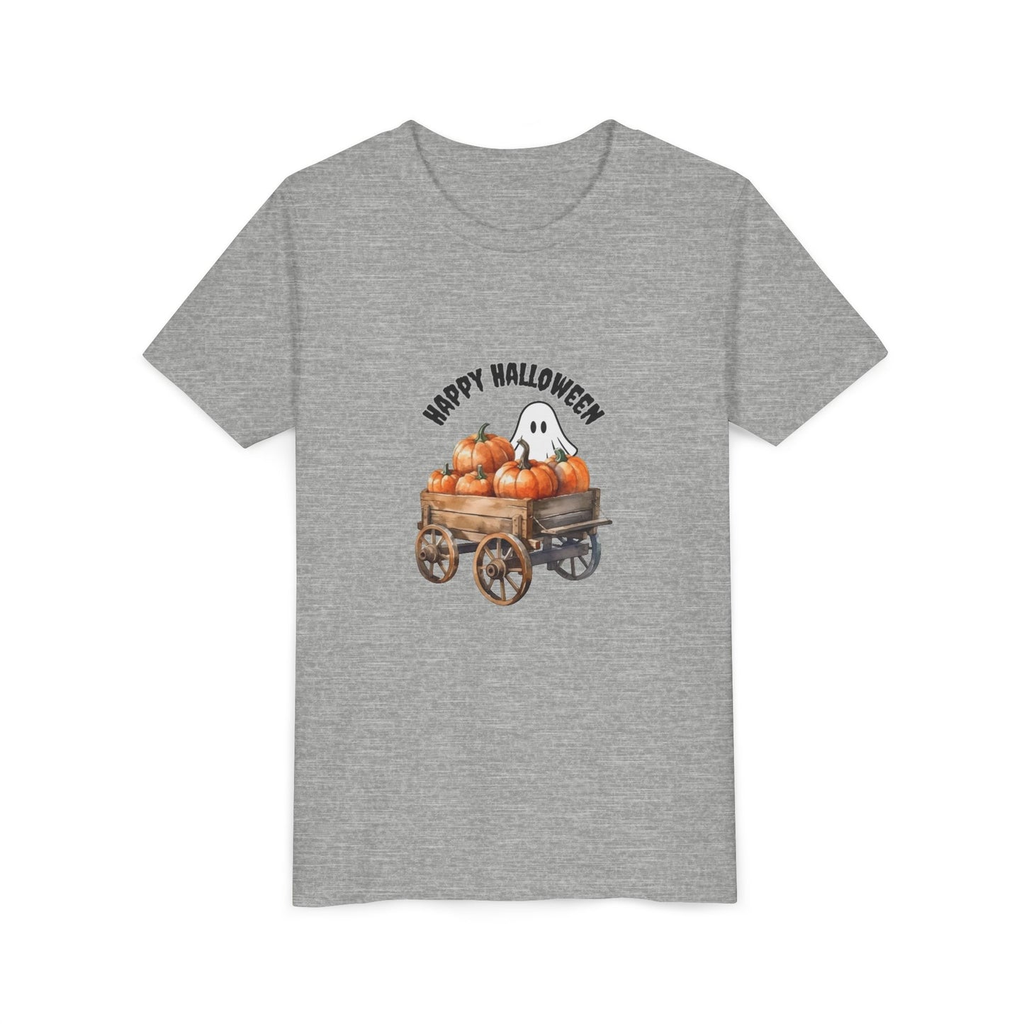 Youth Halloween Tee, Fun Spooky Shirt for Kids