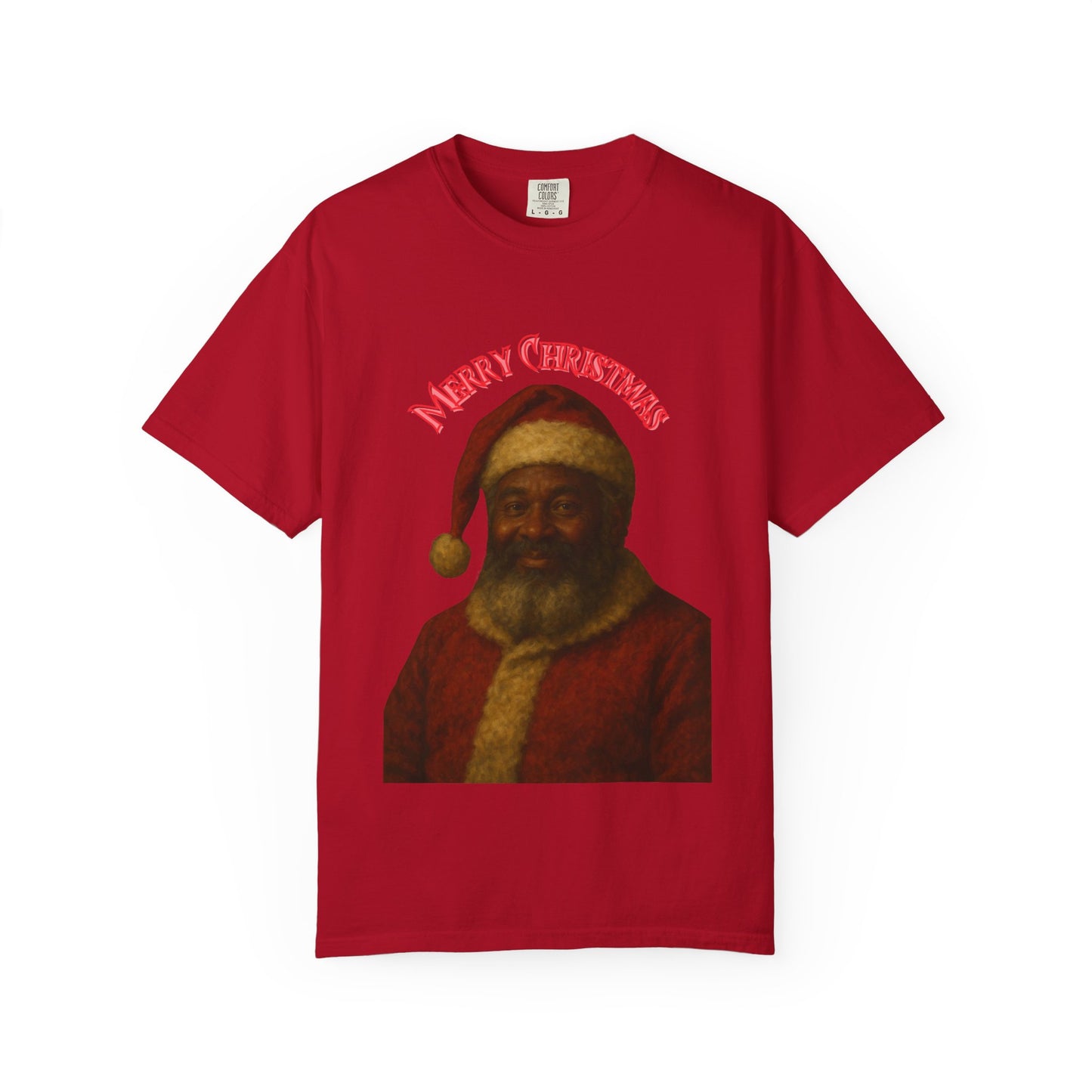 Merry Christmas Vintage Santa T-shirt, Unisex Holiday Tee, Festive Gift, Christmas Apparel, Cool Casual Wear, Seasonal Celebration Shirt