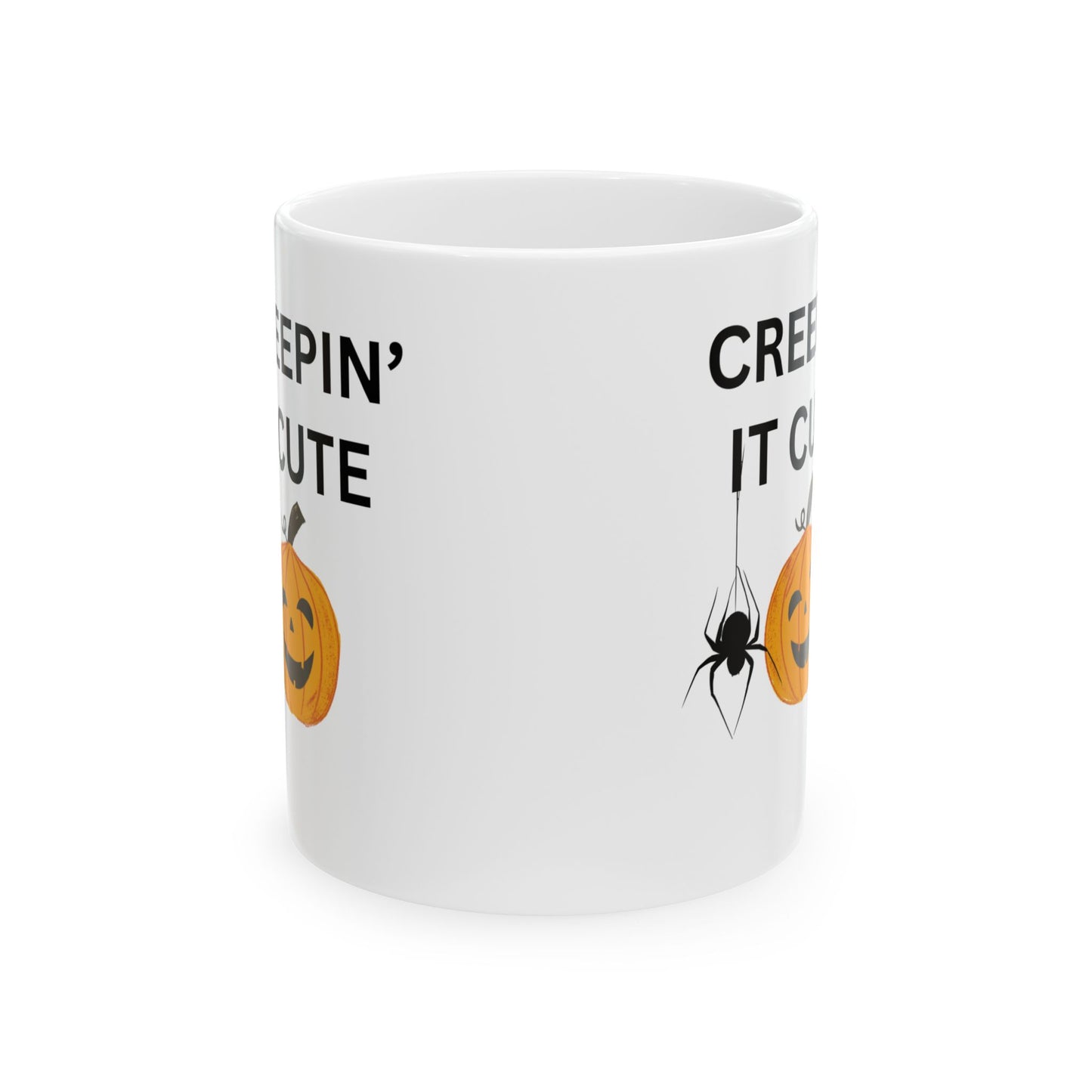 Halloween Mug - Creeping It Cute Ceramic Mug (11oz)