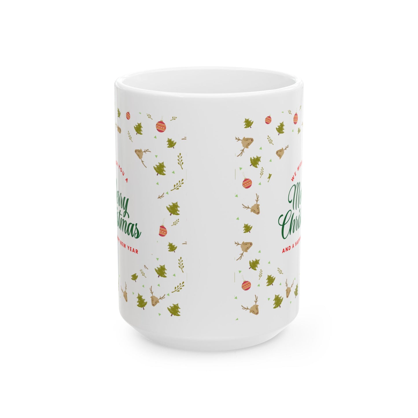 Festive Christmas Mug, Holiday Coffee Cup