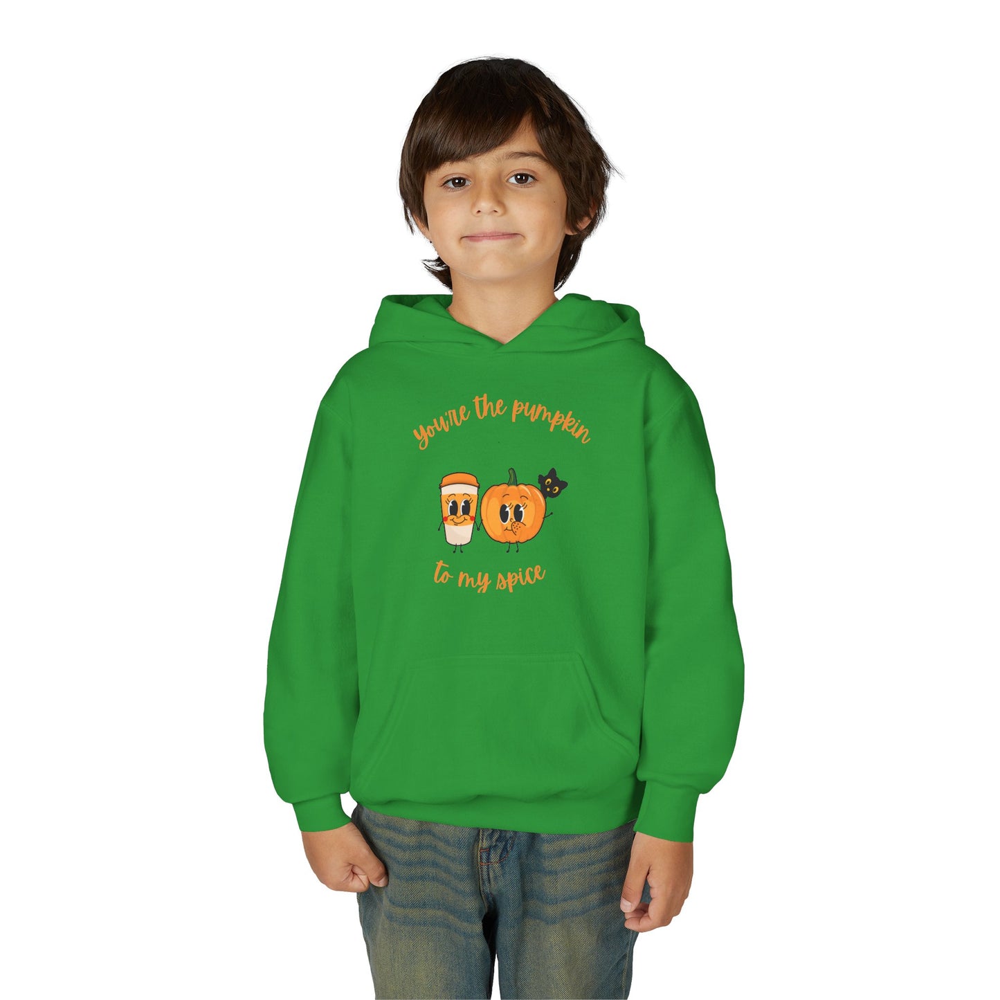 Cute Pumpkin Spice Youth Hoodie | Fall Sweatshirt