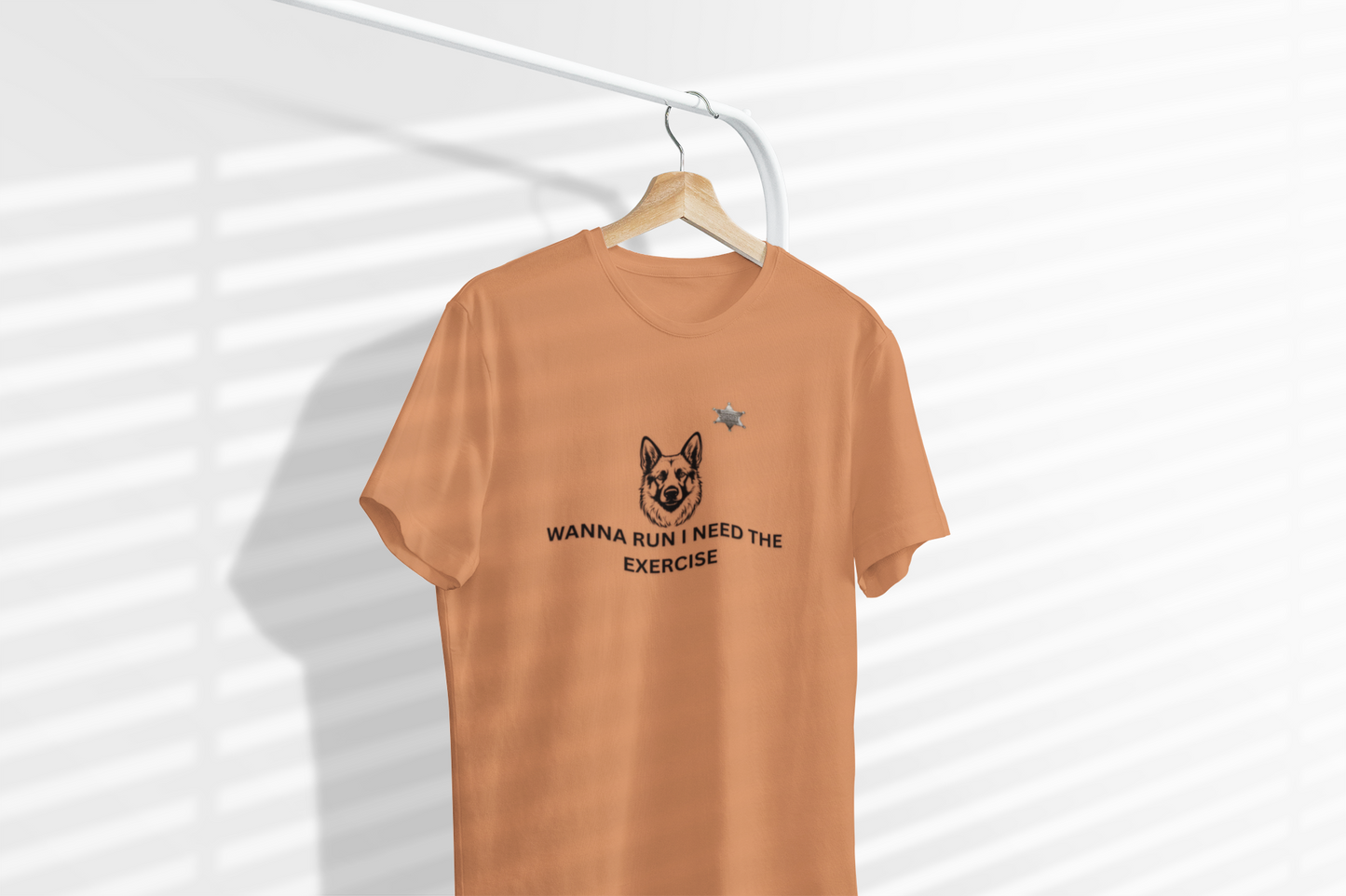 Dog Lover Unisex T-shirt - German Shepard Wanna Run I Need The Exercise