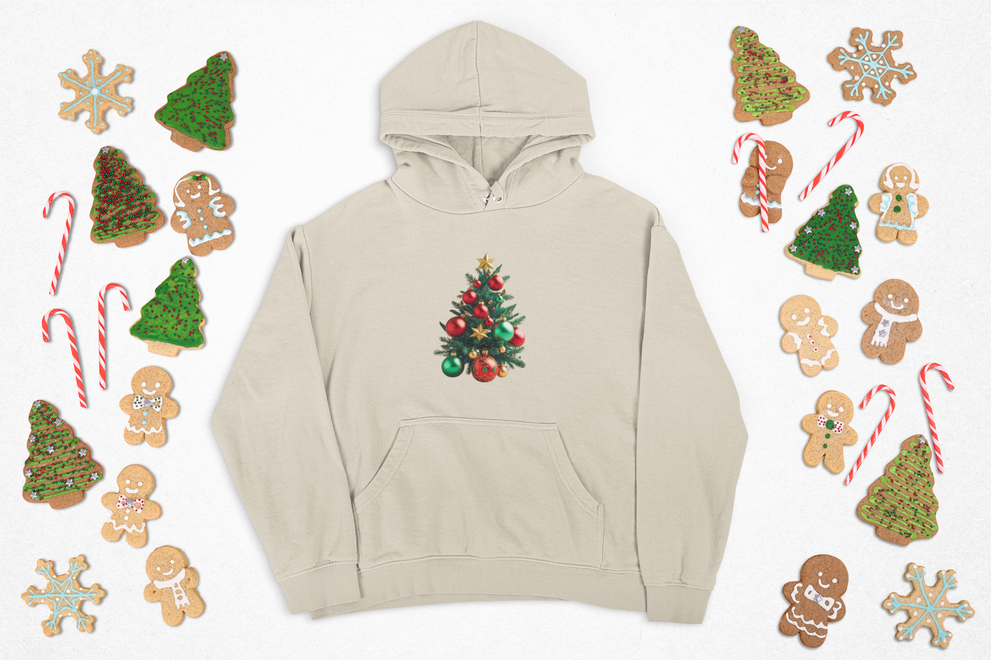 Christmas tree ornament hoodie Unisex Heavy Blend™ Hooded Sweatshirt