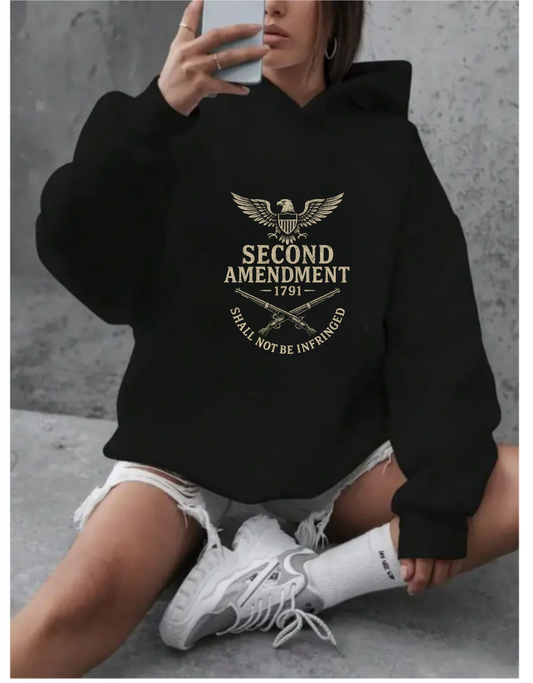 Patriotic Second Amendment Sweatshirt, Unisex Crewneck, Military Style, Freedom Apparel, American Heritage Clothing