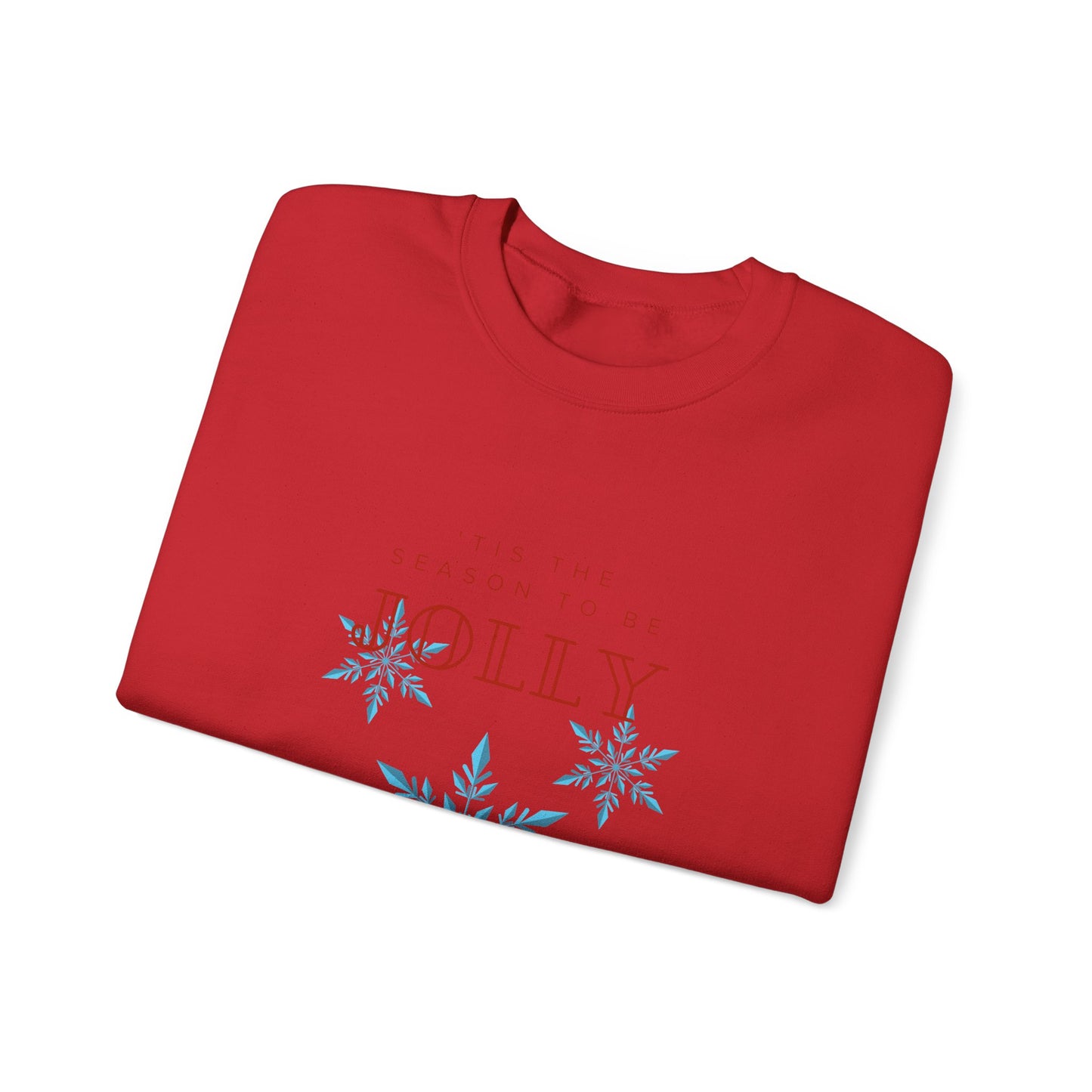 Festive 'Let It Snow' Crewneck Sweatshirt - Cozy Holiday Apparel