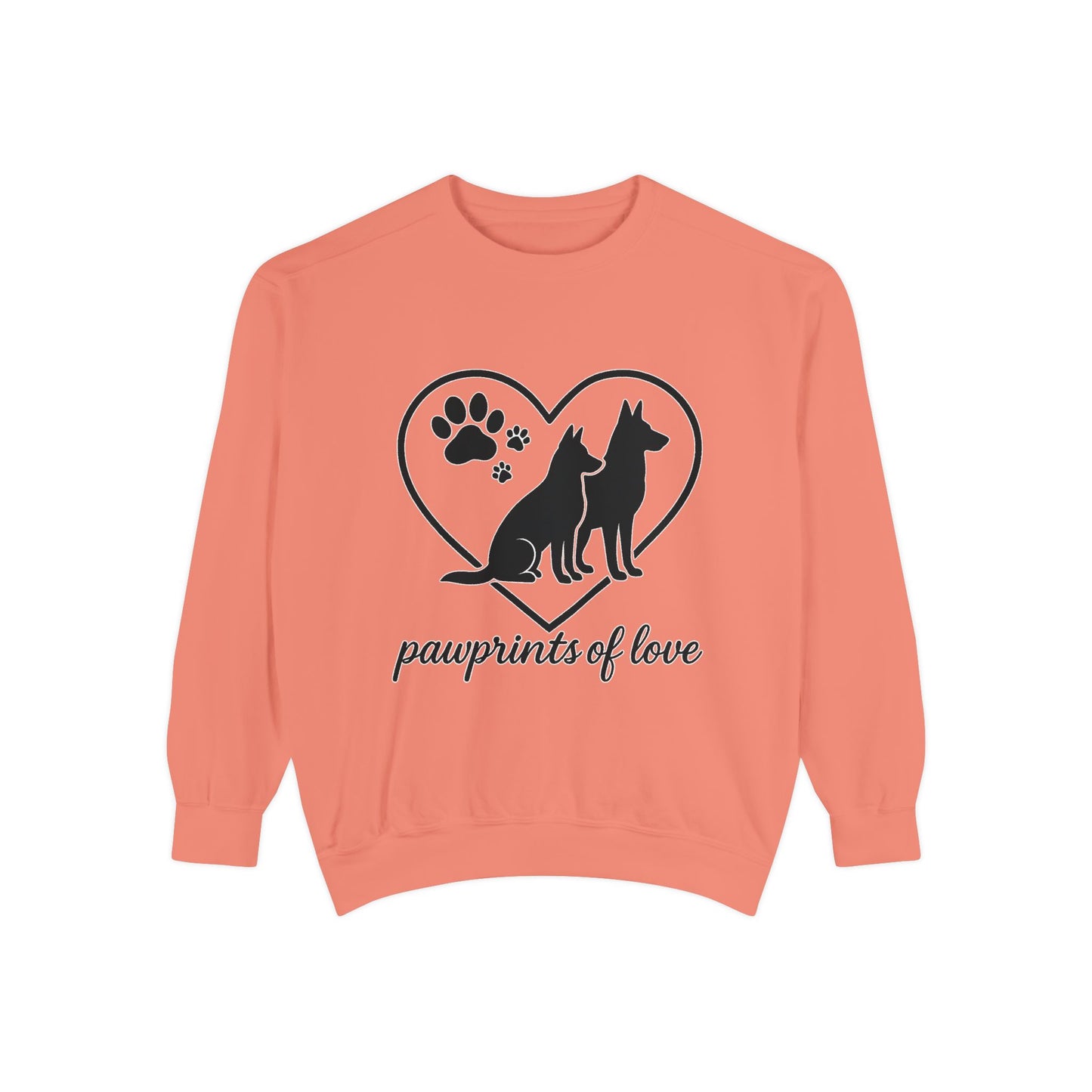 Paws of Love Unisex Garment-Dyed Sweatshirt