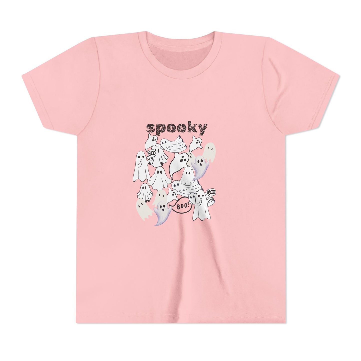 Spooky Ghost Youth Tee Halloween Shirt