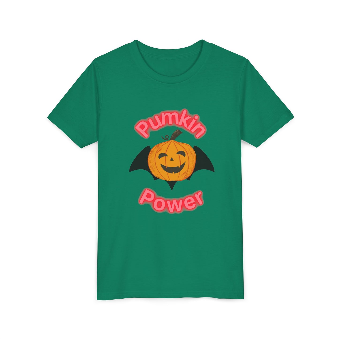 Halloween Youth T-Shirt, Pumpkin Power Graphic Tee