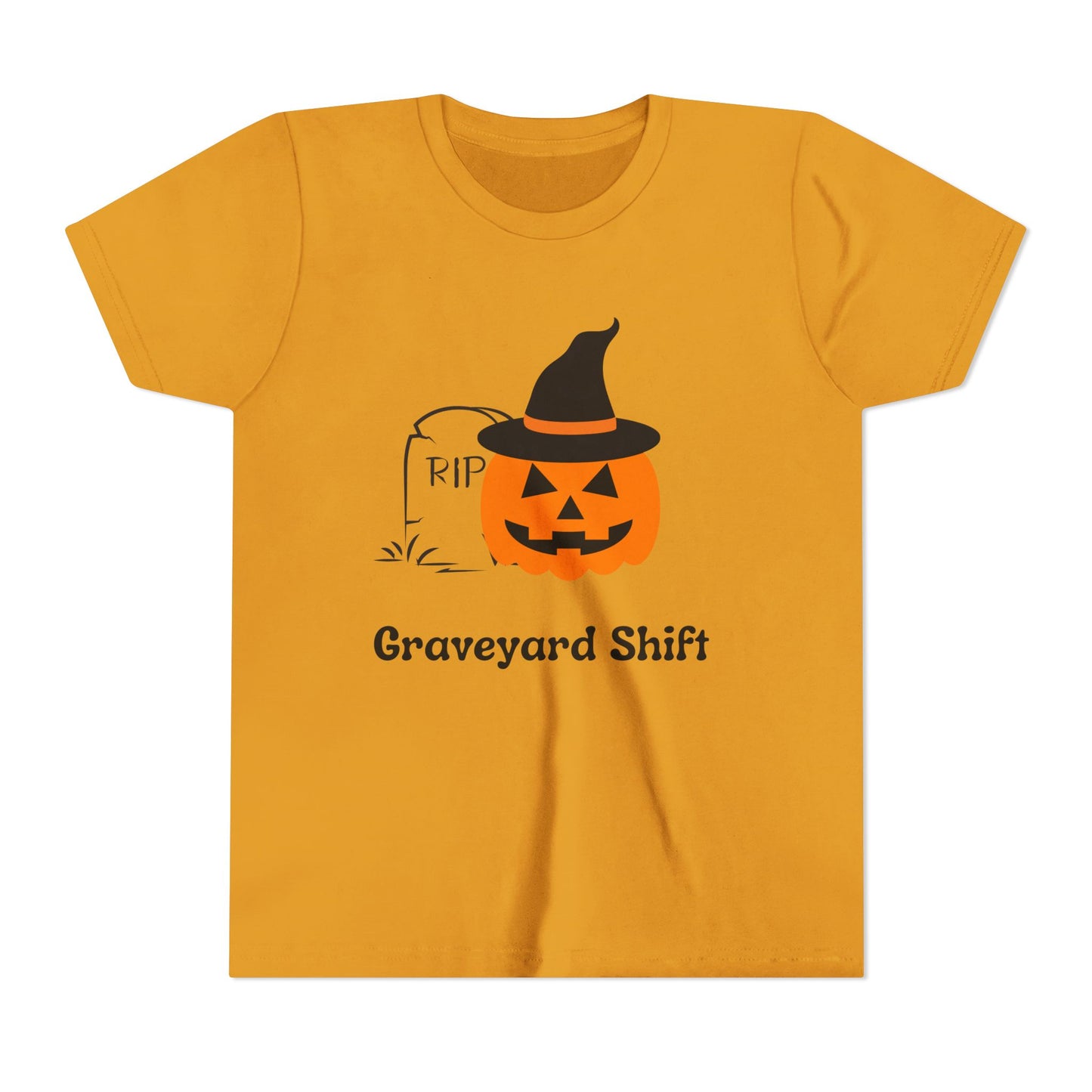 Kids Halloween Tee Graveyard Shift