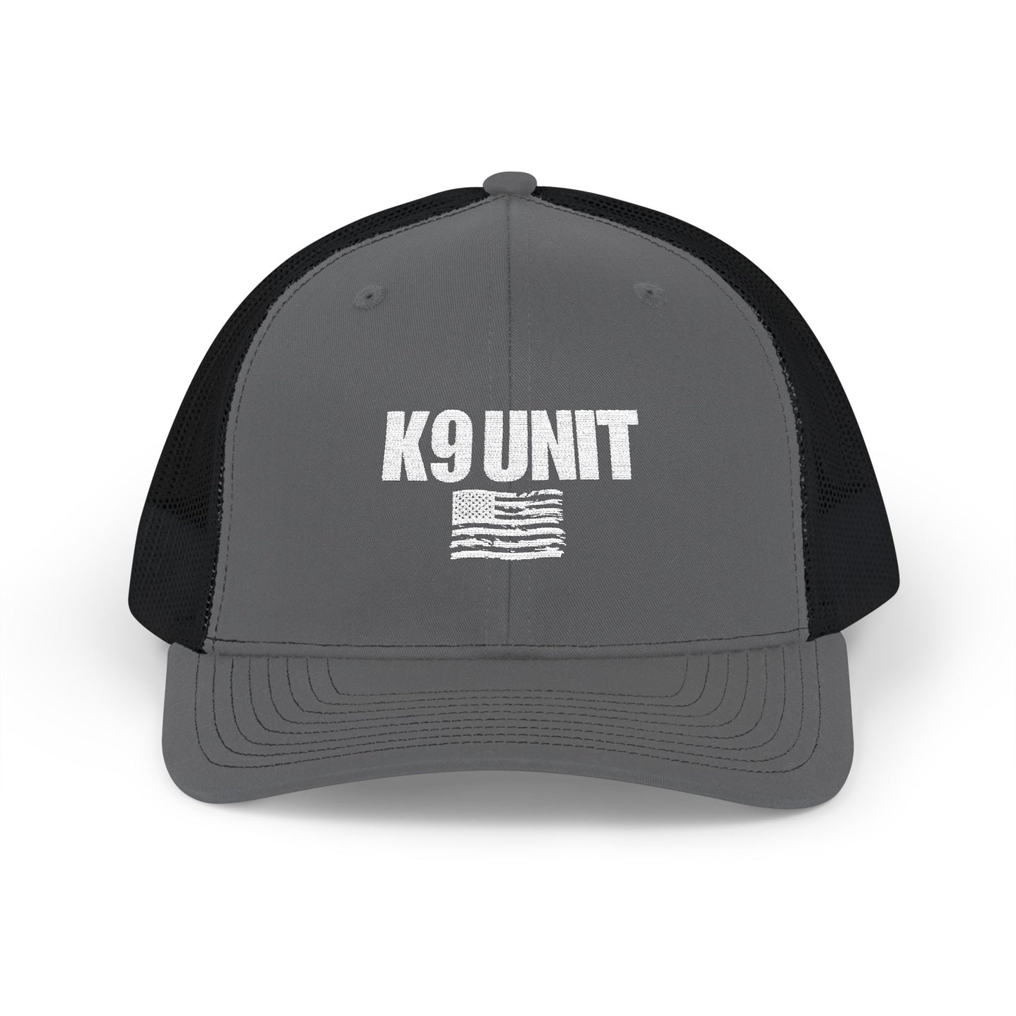 Embroidered K9 Law Enforcement Snapback Trucker Cap