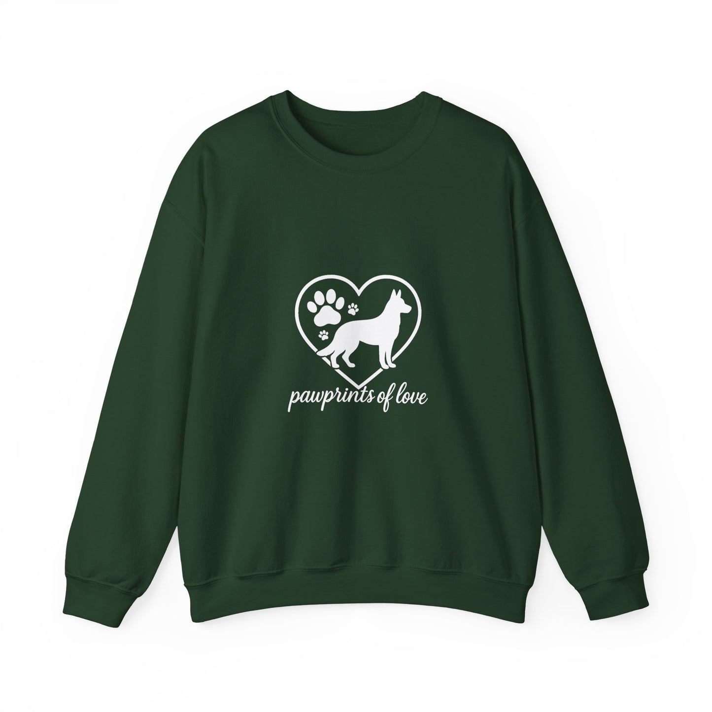 More Pawprints of Love-Cozy Unisex Crewneck Sweatshirt - Perfect for Fall, Gift for Him/Her, Casual Wear