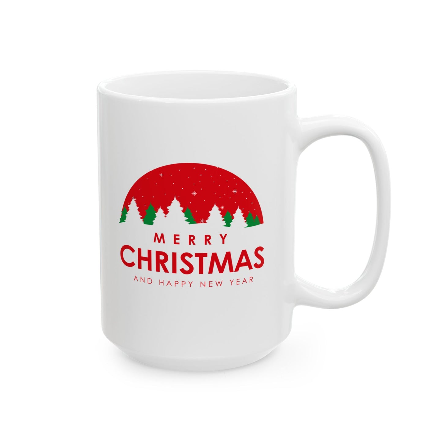 Christmas Ceramic Mug, Holiday Gift