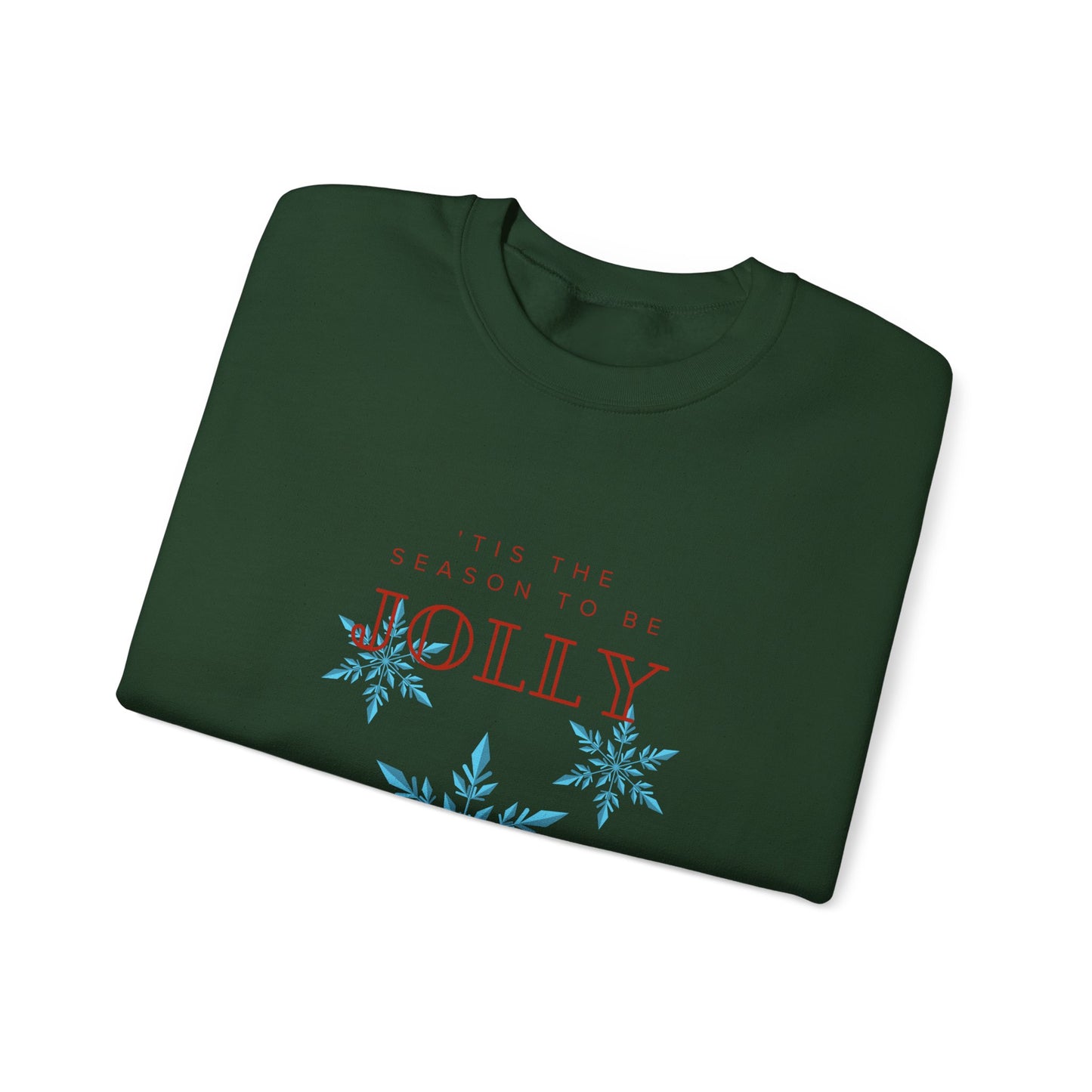 Festive 'Let It Snow' Crewneck Sweatshirt - Cozy Holiday Apparel