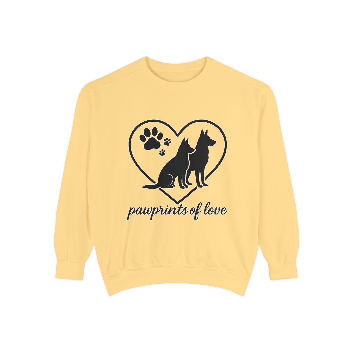 Paws of Love Unisex Garment-Dyed Sweatshirt