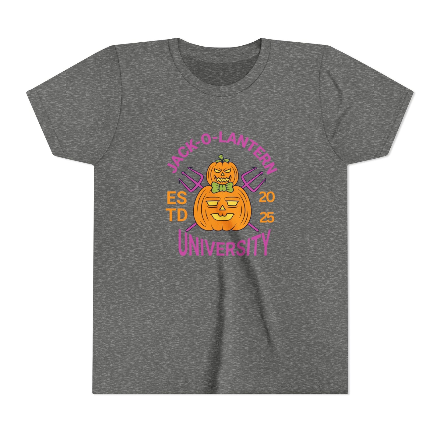 Jack-O-Lantern University Youth Tee Halloween T-Shirt