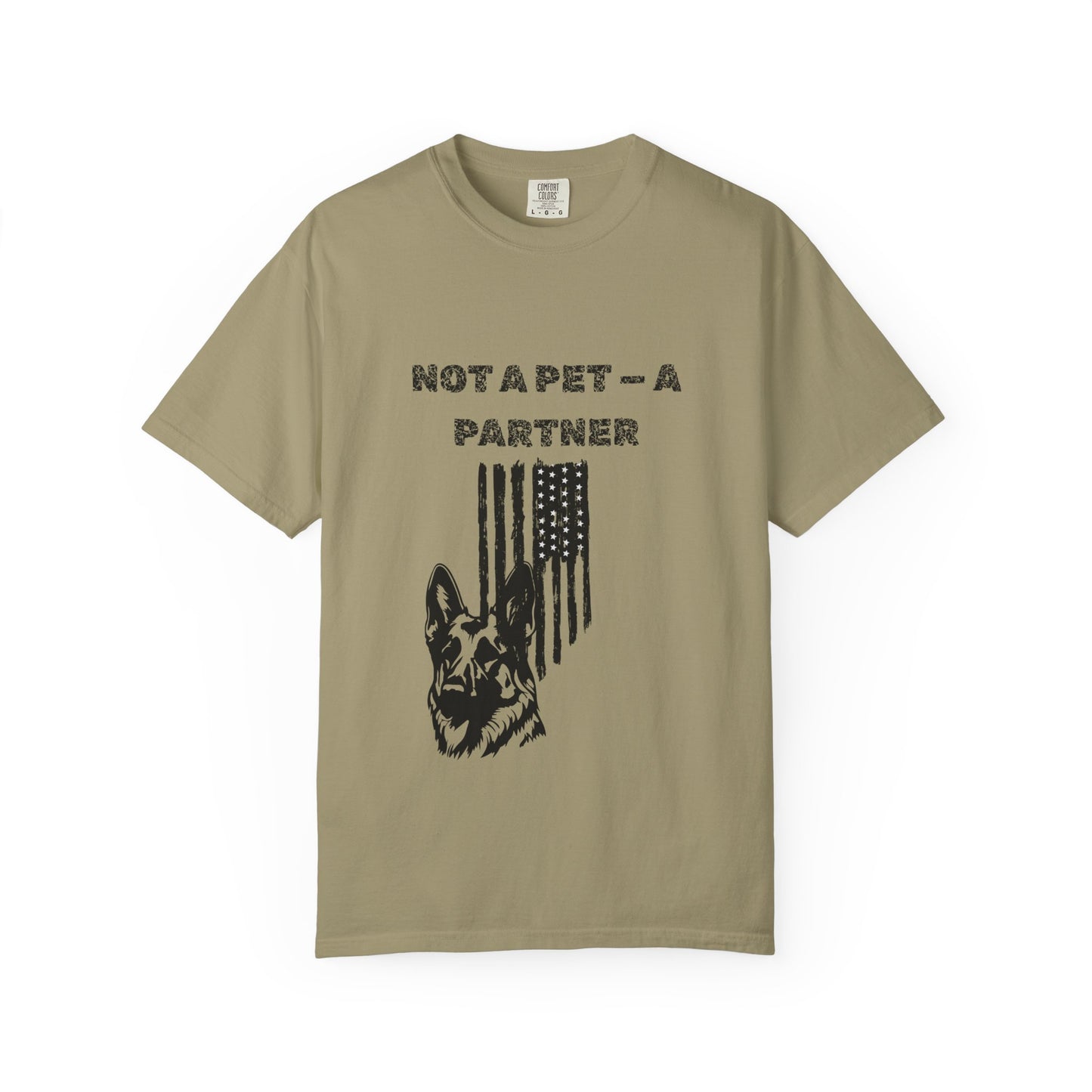 K9 Partner Unisex T-shirt - Garment-Dyed Tee for Dog Lovers