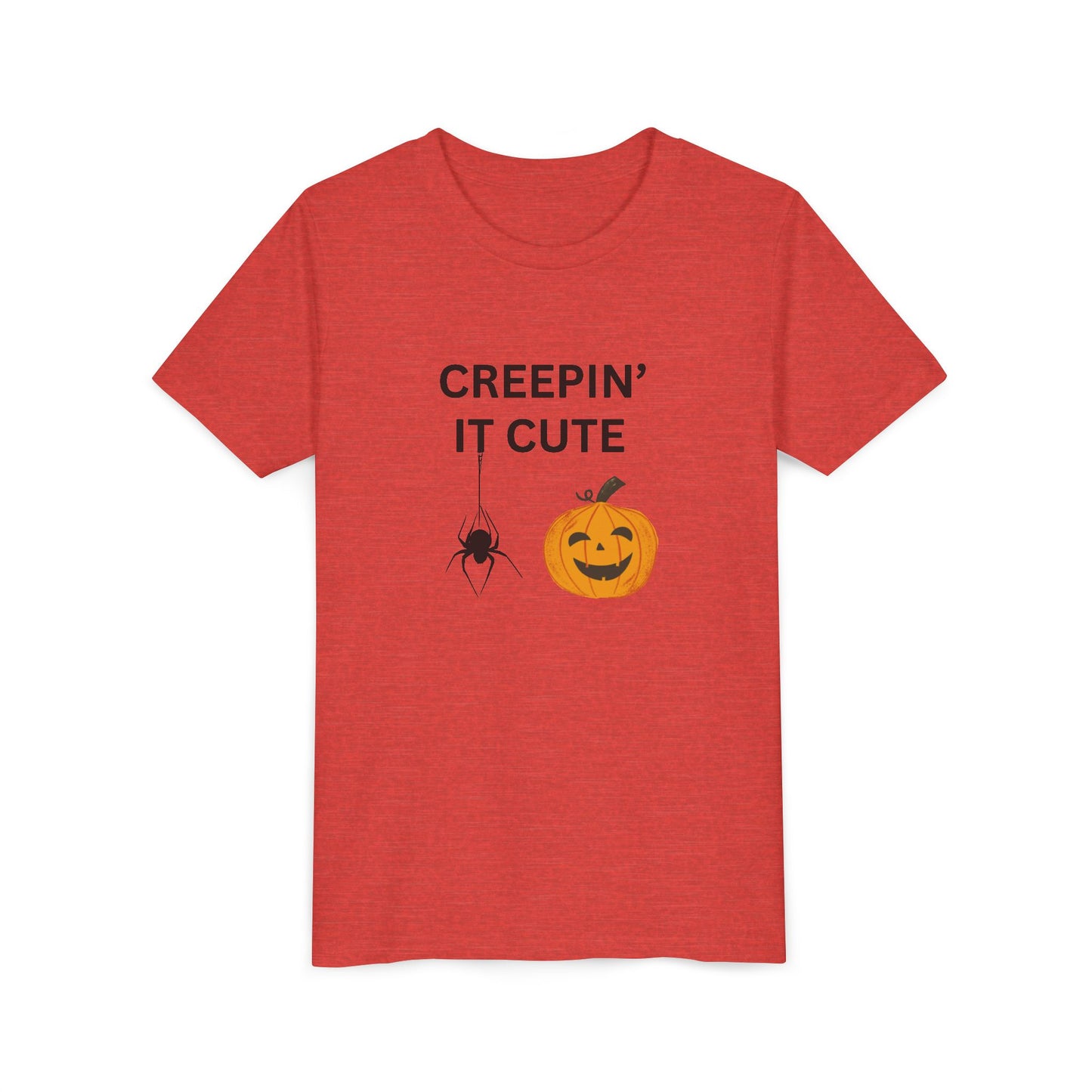 Halloween Youth Tee, Creepin' It Cute Shirt, Fall Apparel
